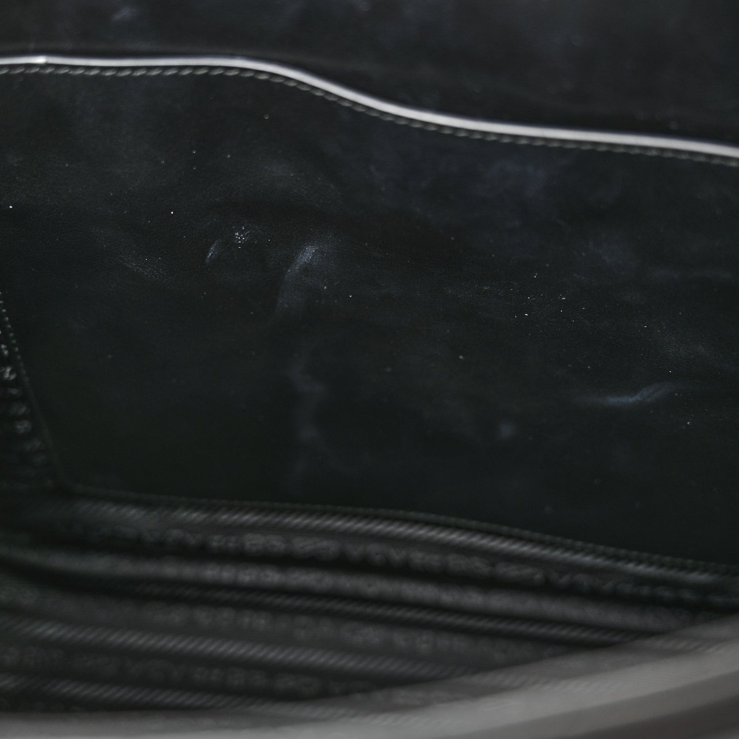 Soft Calfskin Impunture Diagramme Tote Black