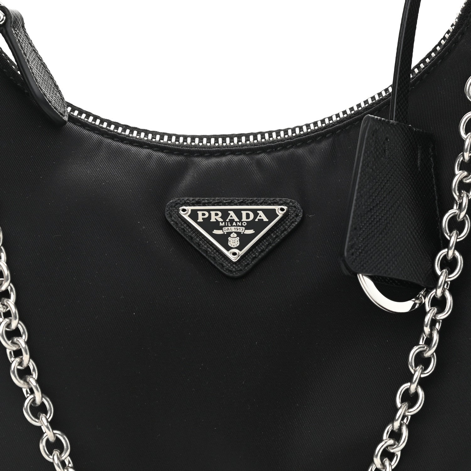 Prada Nylon Re-Edition 2005 Shoulder Bag Black 9 of 11