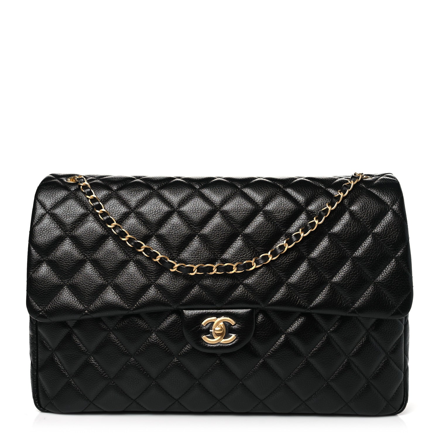 Chanel Caviar Quilted XXL Travel Flap Bag Black 1 of 12