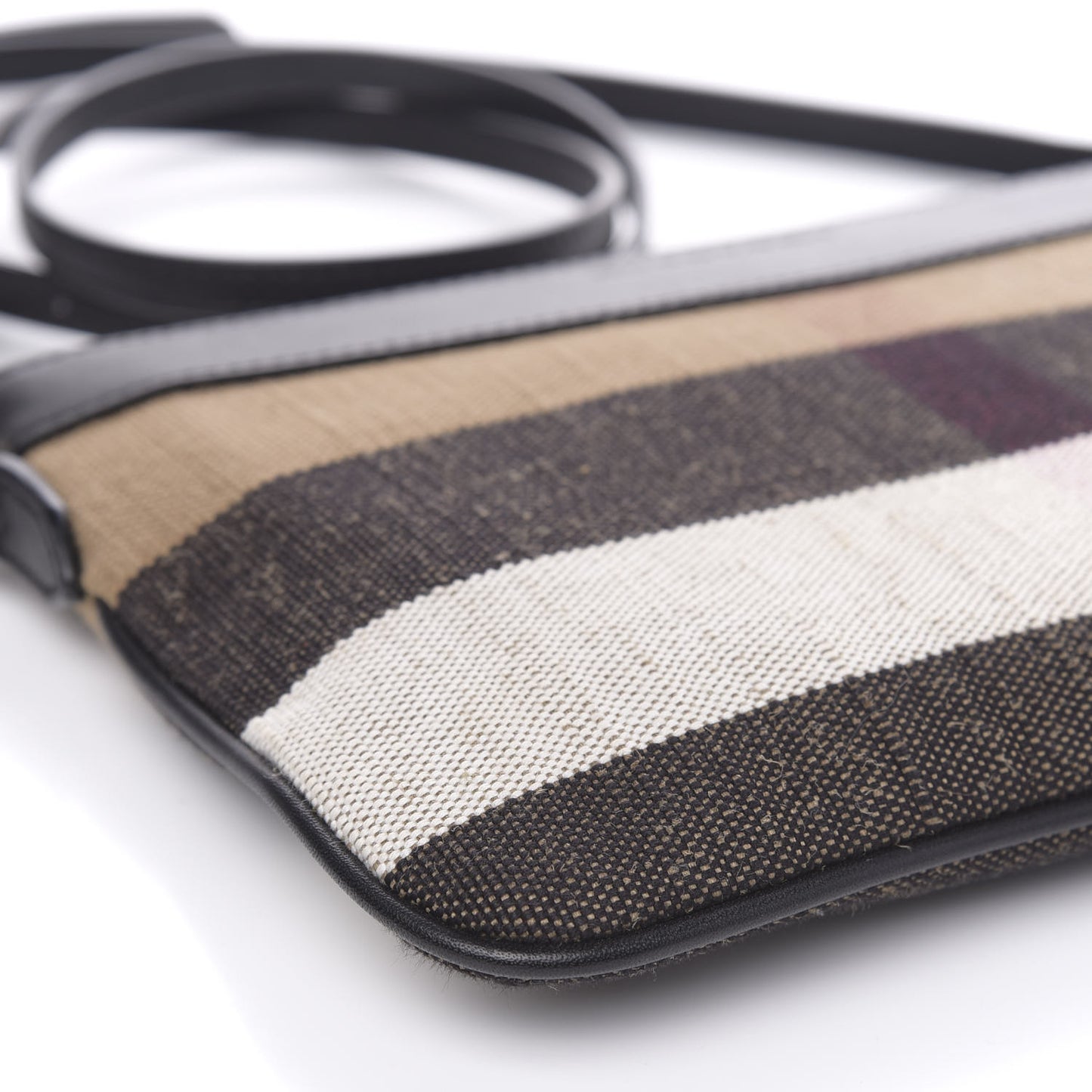 Mega Check Peyton Crossbody Clutch Bag Black