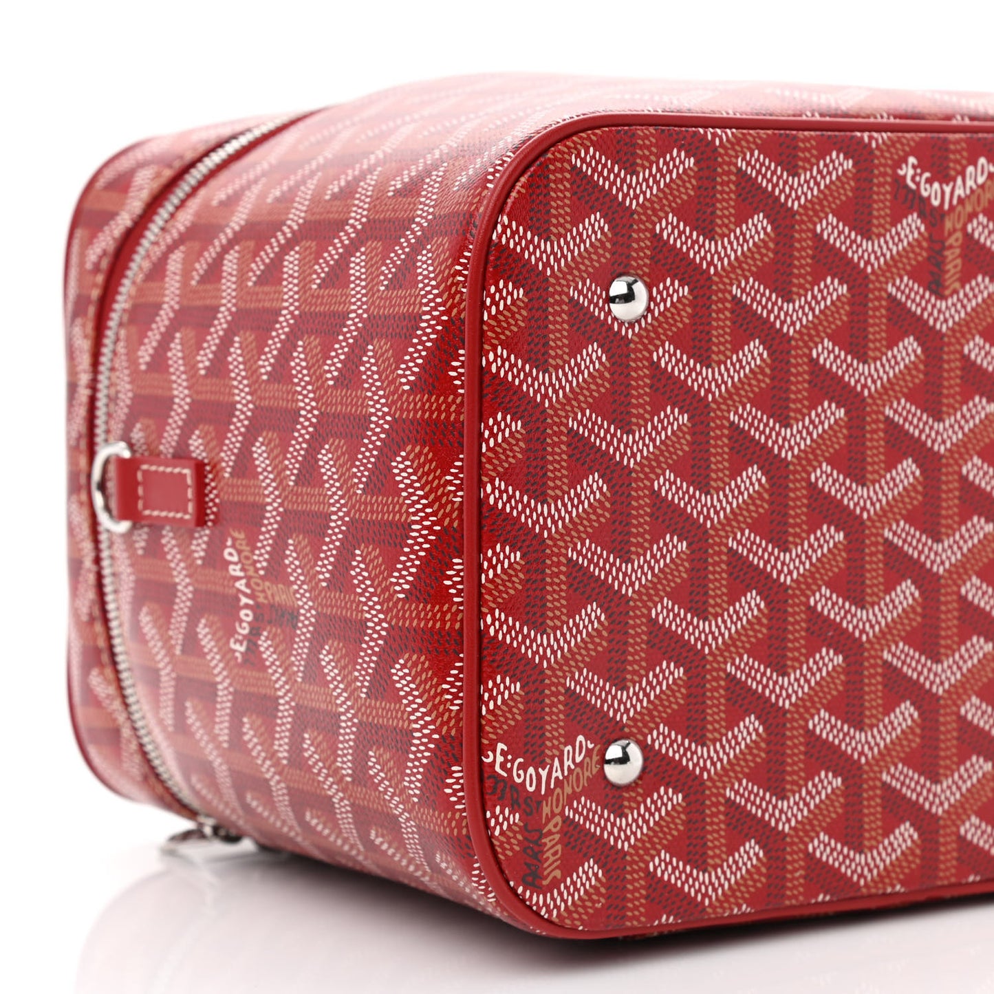 Goyardine Muse Vanity Case Red