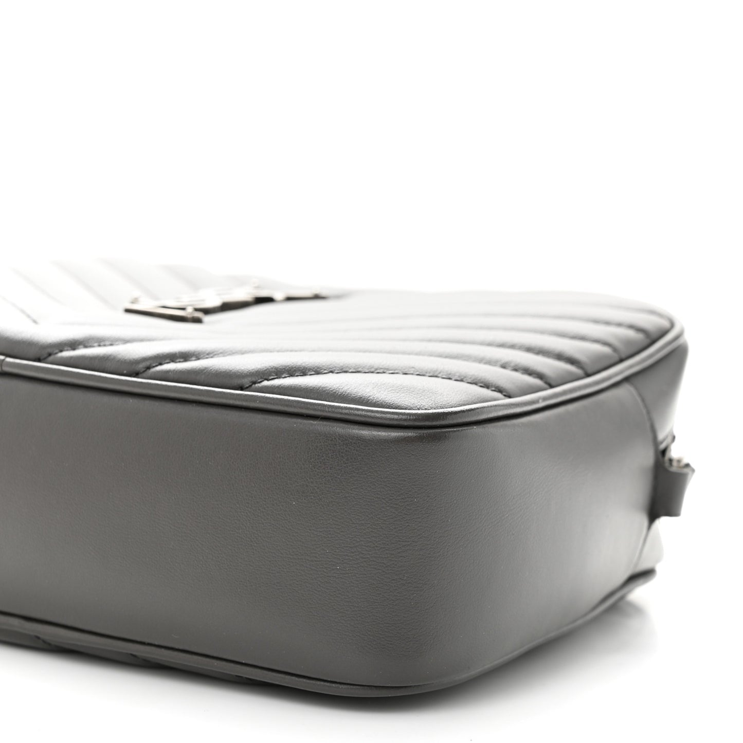 Calfskin Matelasse Monogram Lou Camera Bag Asphalt