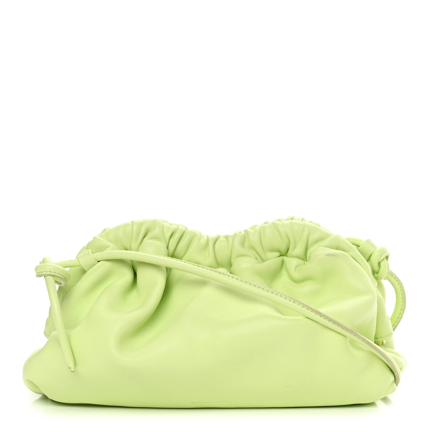 Mansur Gavriel Lambskin Mini Cloud Clutch Mint 2 of 21