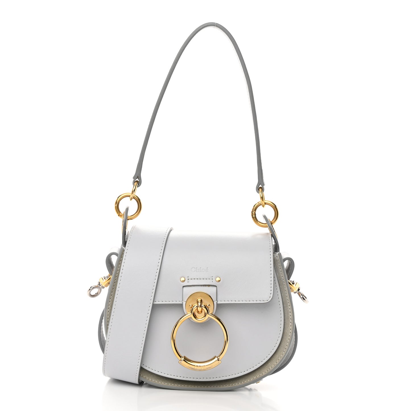 Calfskin Small Tess Bag Light Cloud