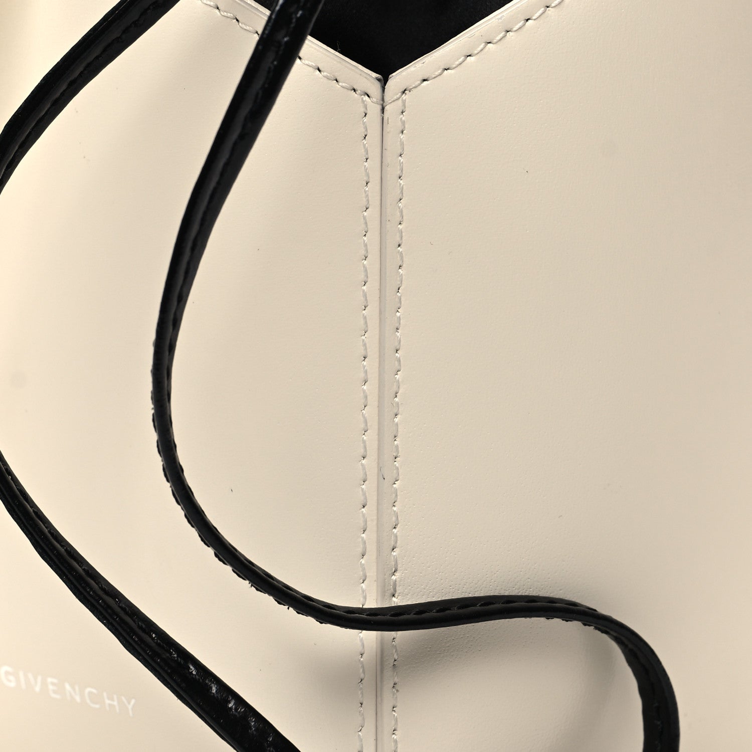 Givenchy Box Calfskin Mini Cut Out Crossbody Bag Ivory 7 of 9