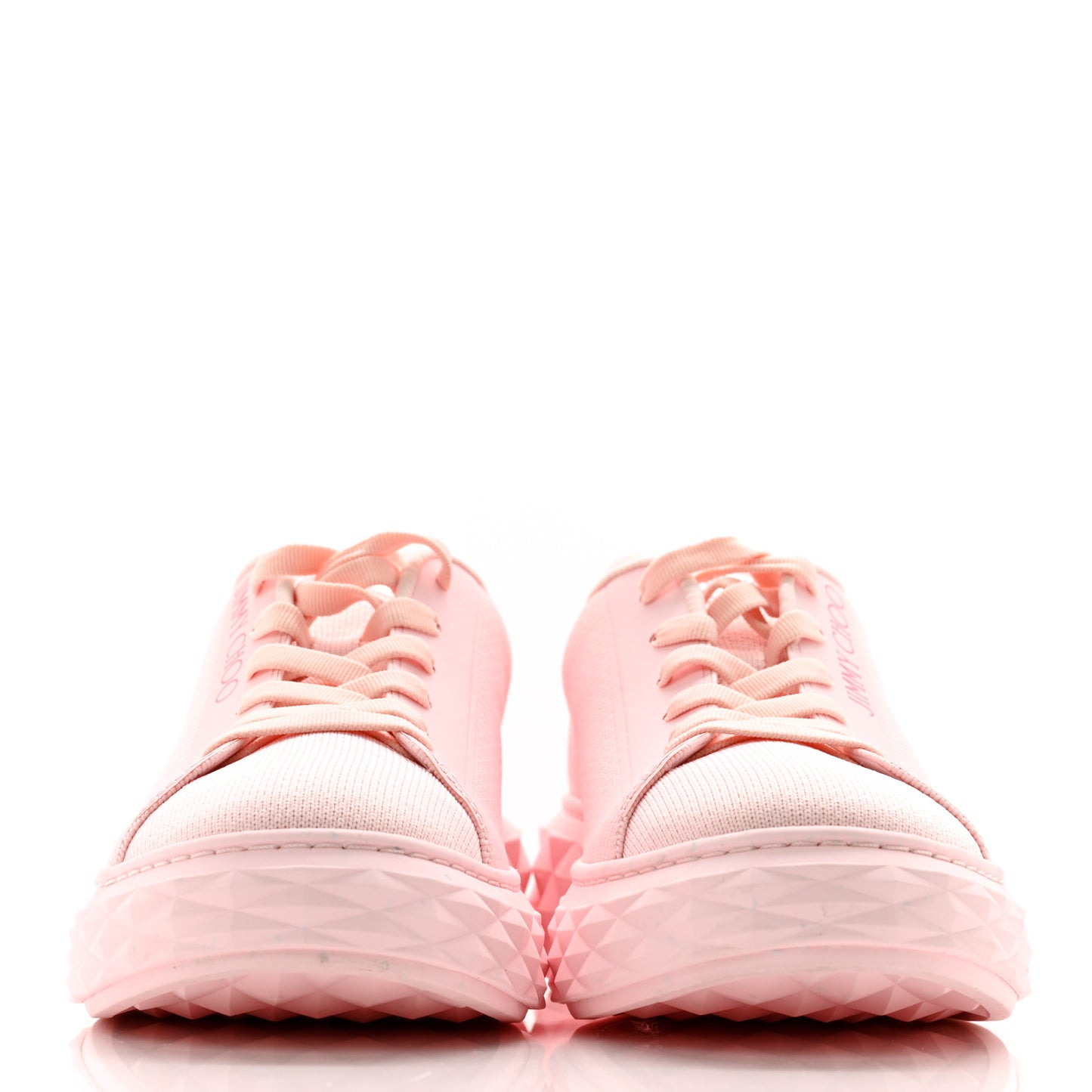 Nappa Diamond Light Platform Sneakers 38.5 Powder Pink