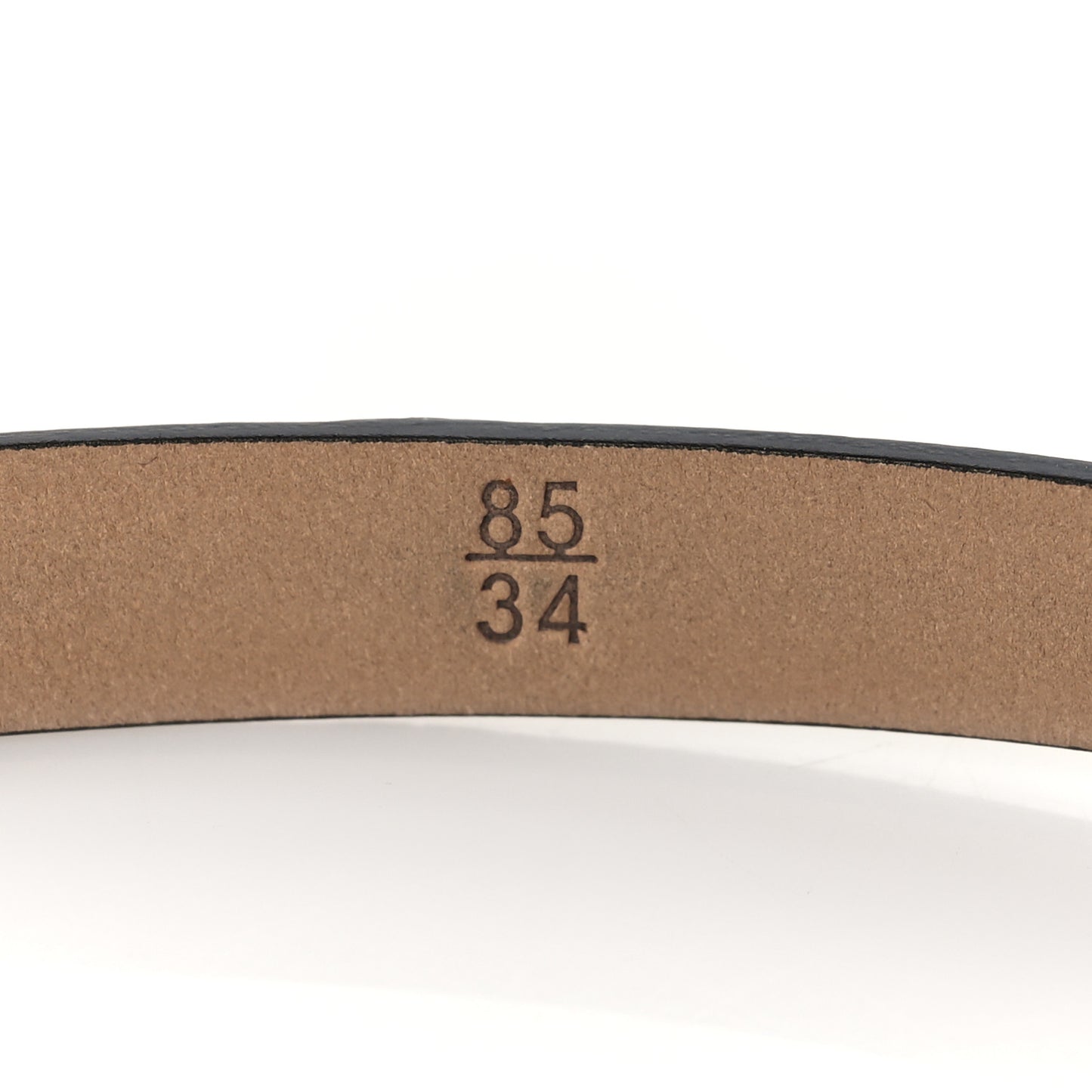 Calfskin Crystal CC Skinny Belt 85 34 Black