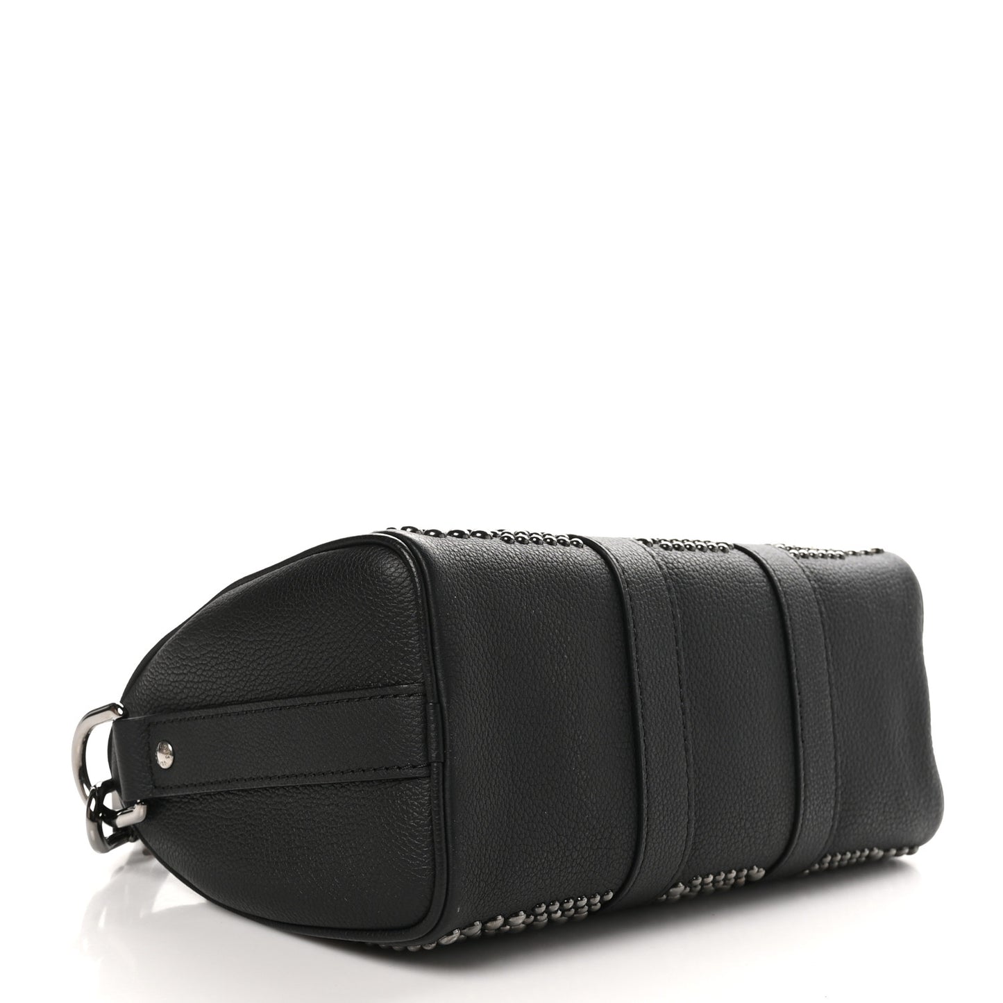 Calfskin Damier Studded Keepall Bandouliere 25 Black
