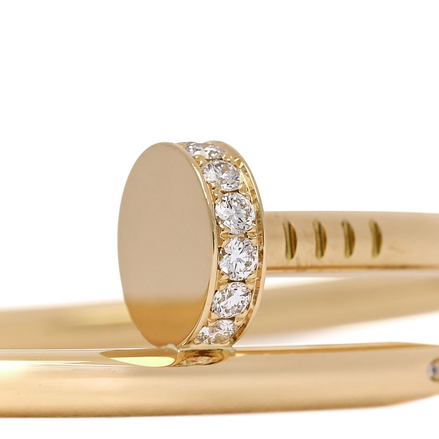 18K Yellow Gold Diamond Juste Un Clou Bracelet 15