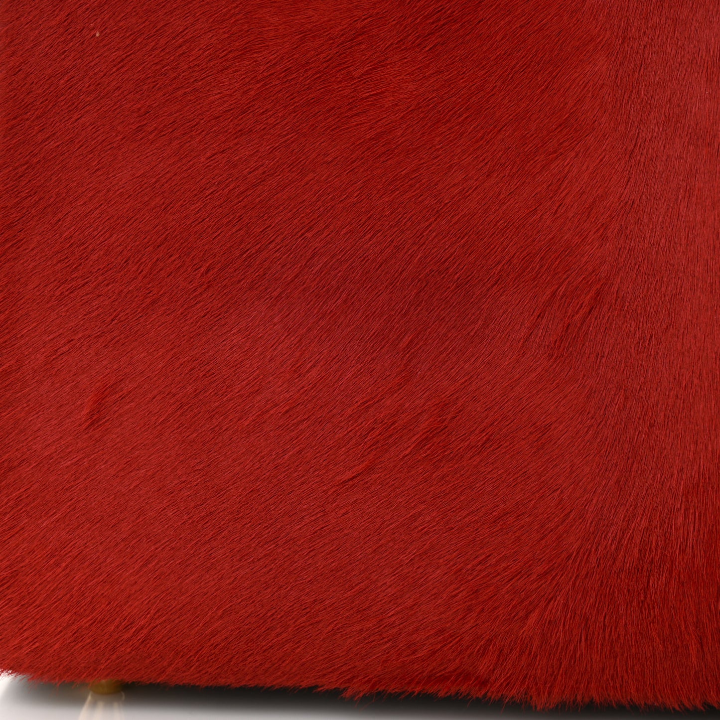 Monogram Calf Hair Spikes Iconoclasts Christian Louboutin Tote Red