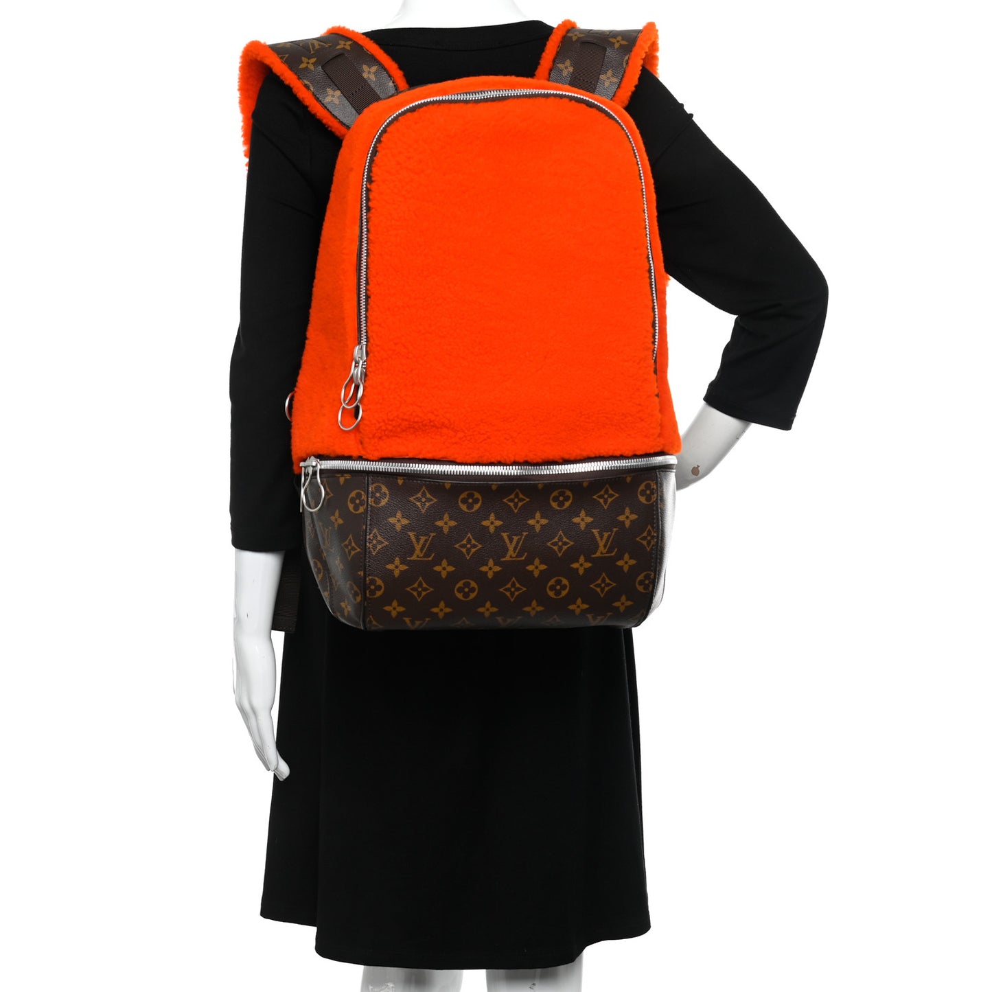 Shearling Monogram Marc Newson Fleece Pack Orange