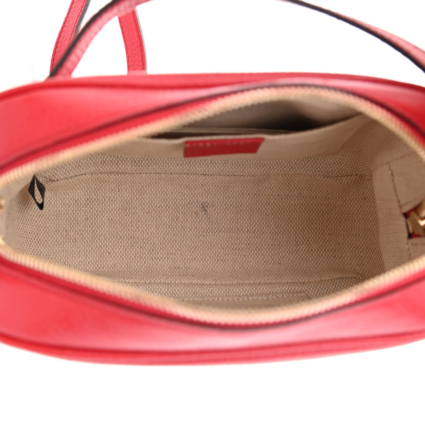 Pebbled Calfskin Small Soho Disco Bag Tabasco Red