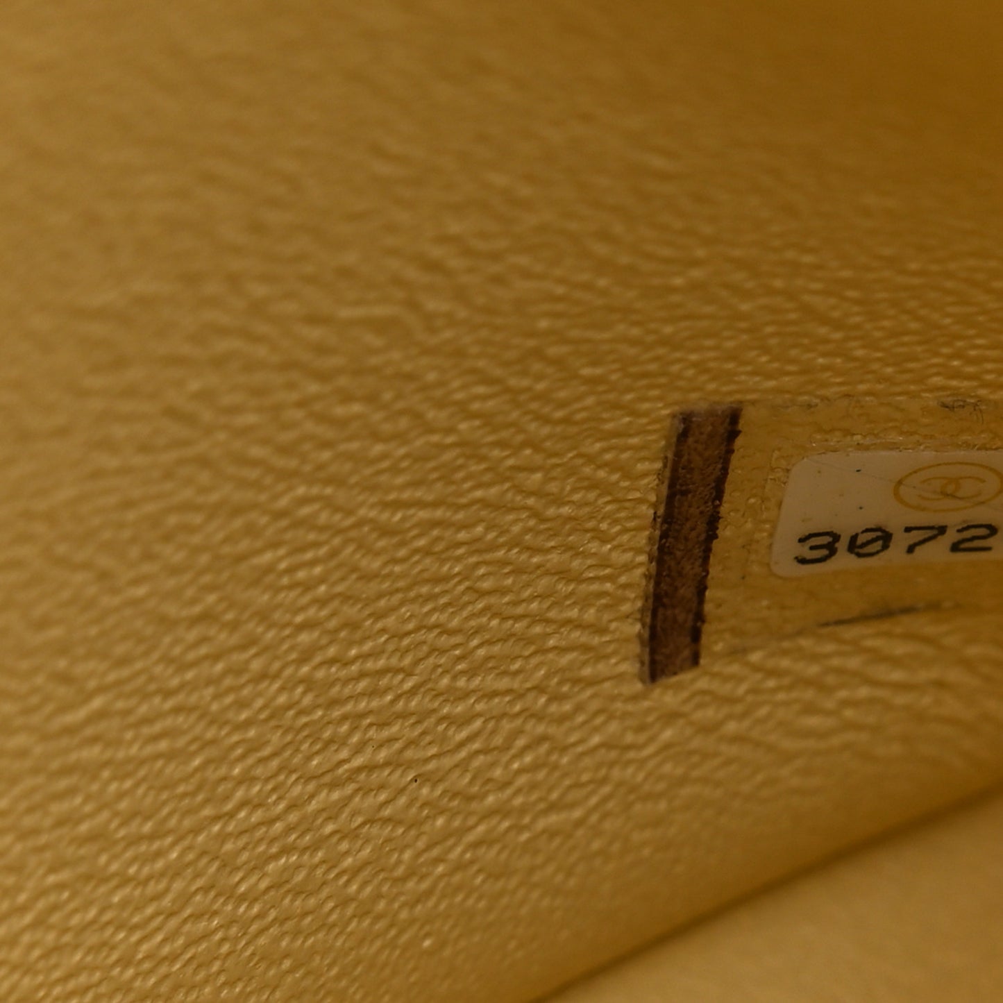 Lambskin Quilted Small Double Flap Yellow