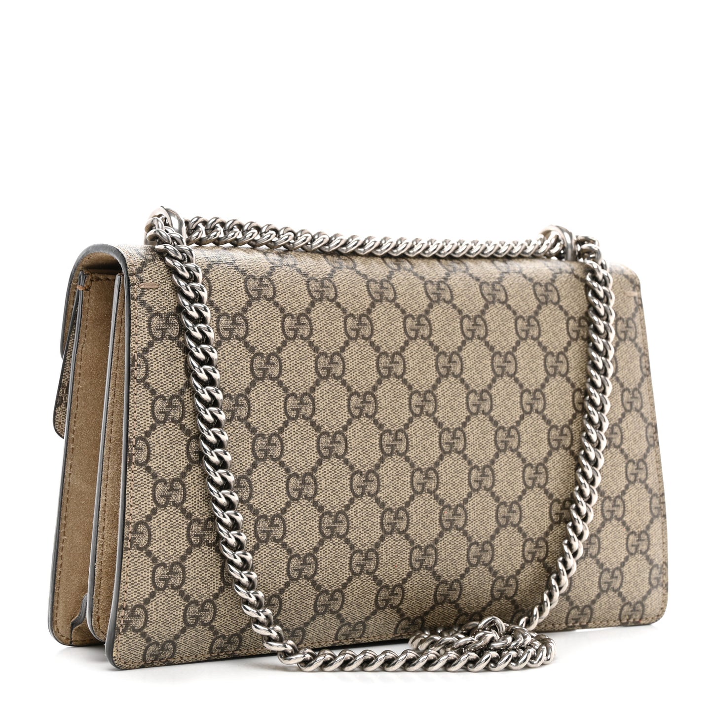 GG Supreme Monogram Small Dionysus Shoulder Bag Taupe
