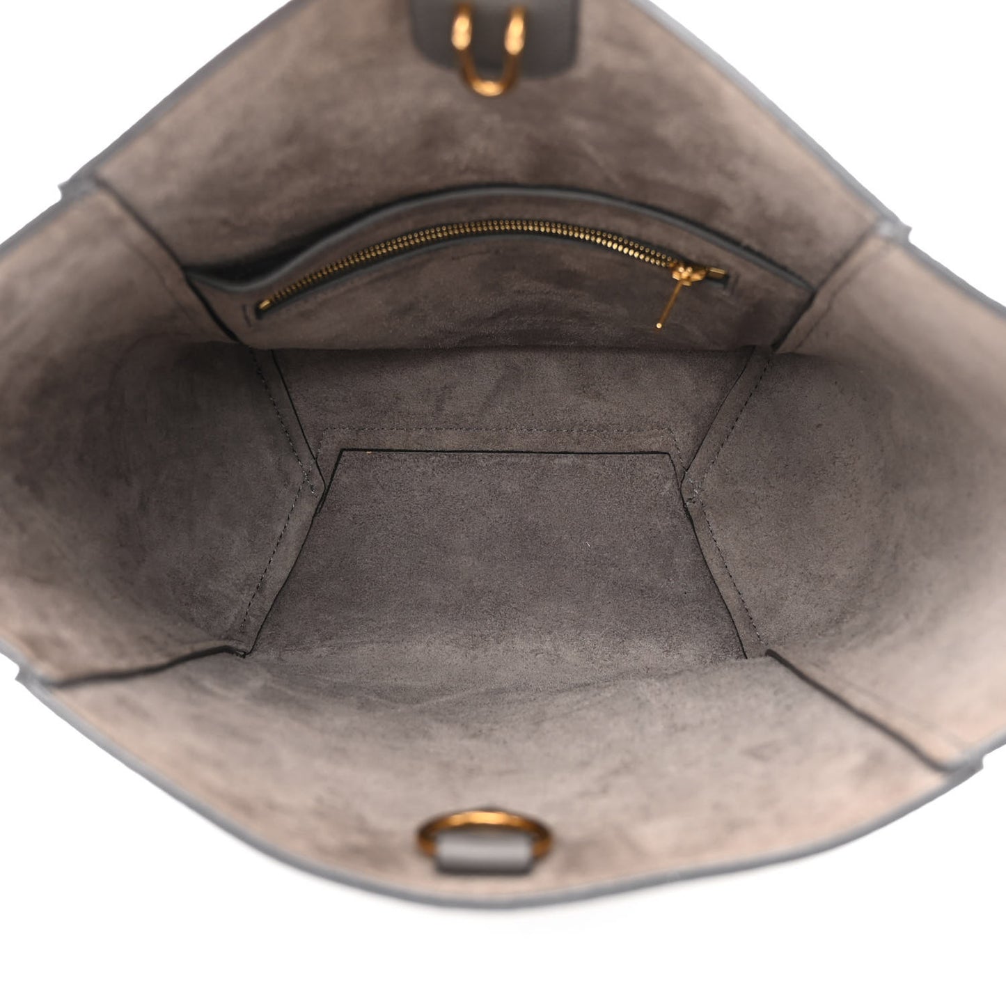 Soft Grained Calfskin Small Sangle Bucket Bag Kohl