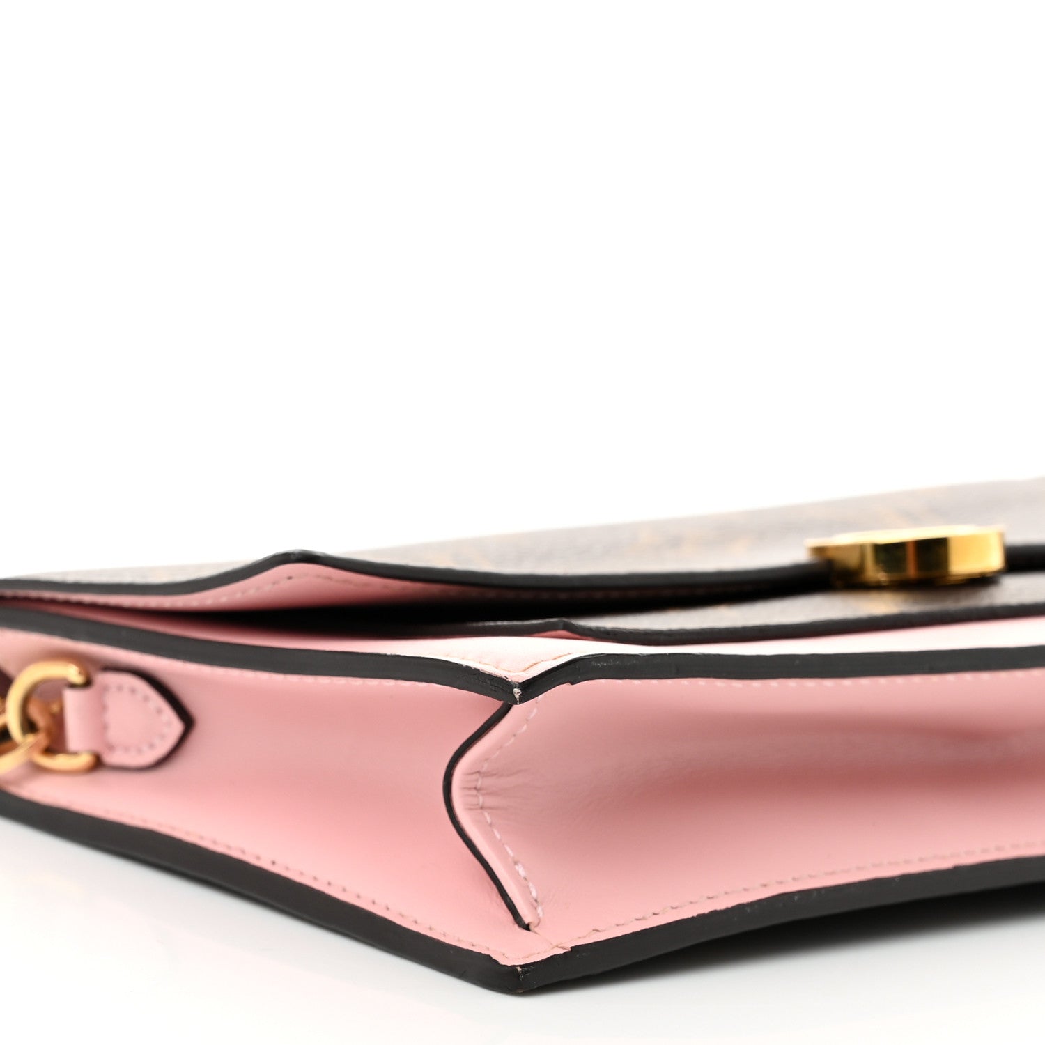 Louis Vuitton Monogram Flore Chain Wallet Rose Ballerine 8 of 9