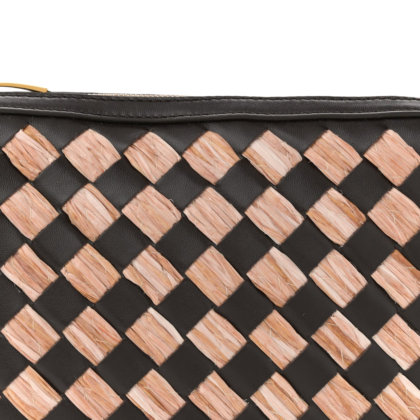 Nappa Raffia Intrecciato Sunrise Fondant Natural