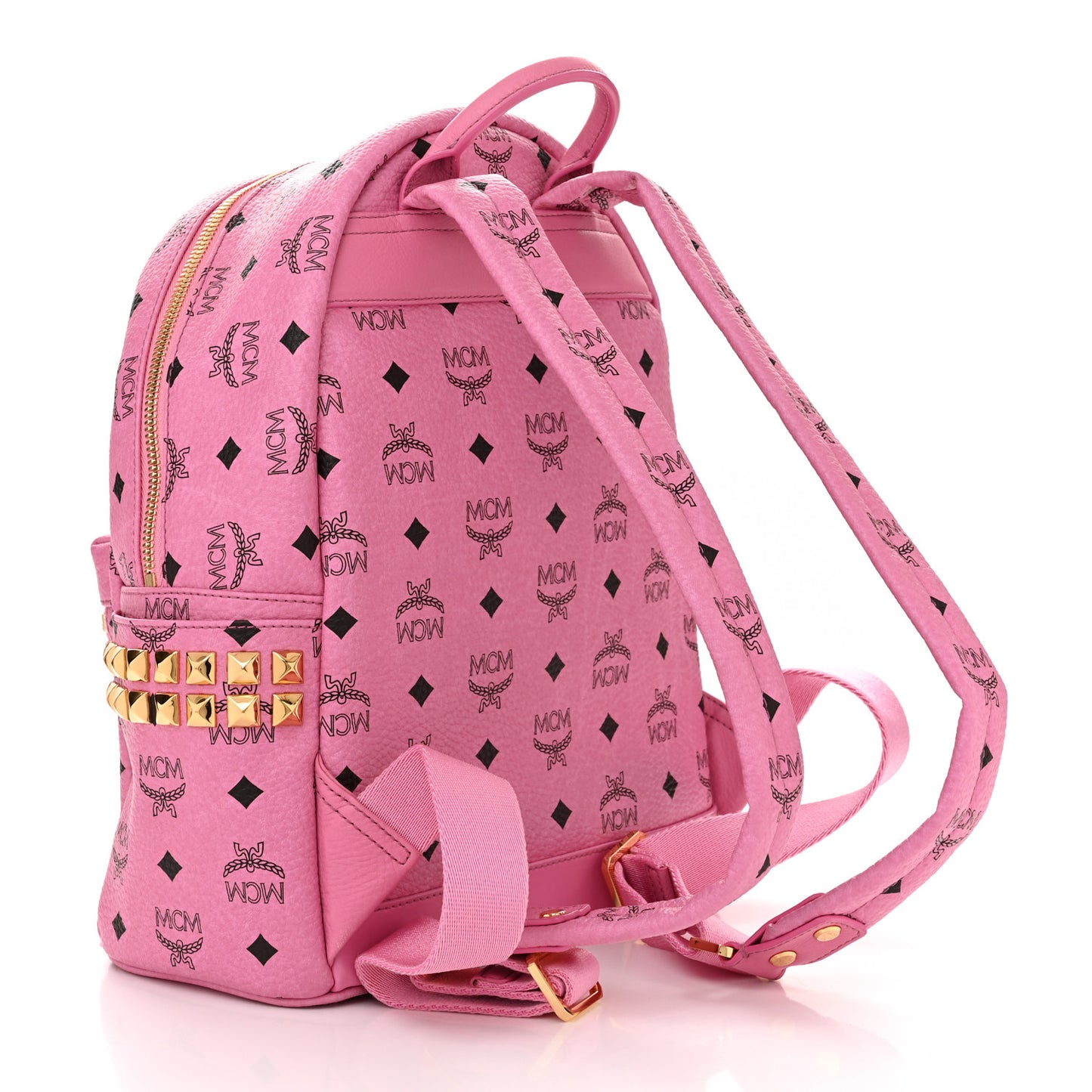 Visetos Small Side Stud Stark Backpack Pink