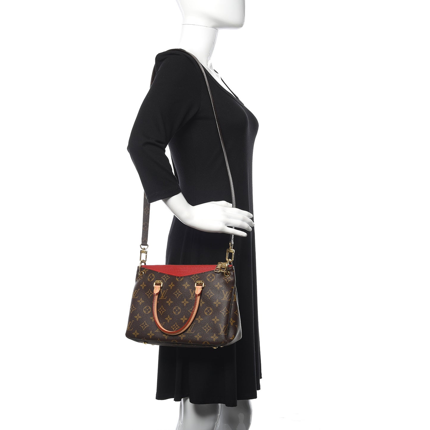 Monogram Pallas BB Cherry