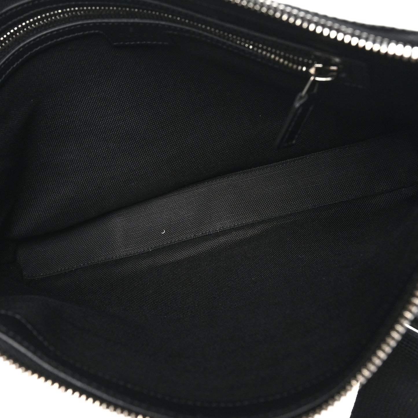 Monogram Jumbo GG Textured Dollar Calfskin Wristlet Messenger Bag Black