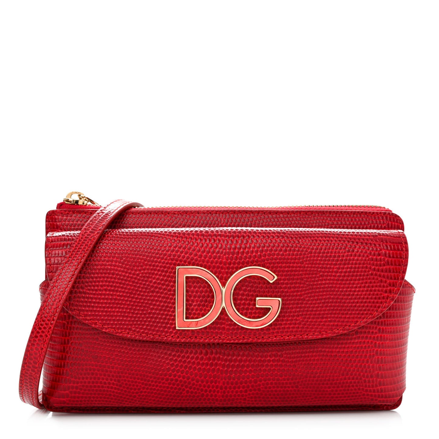 Lizard Effect Wallet On Chain Red