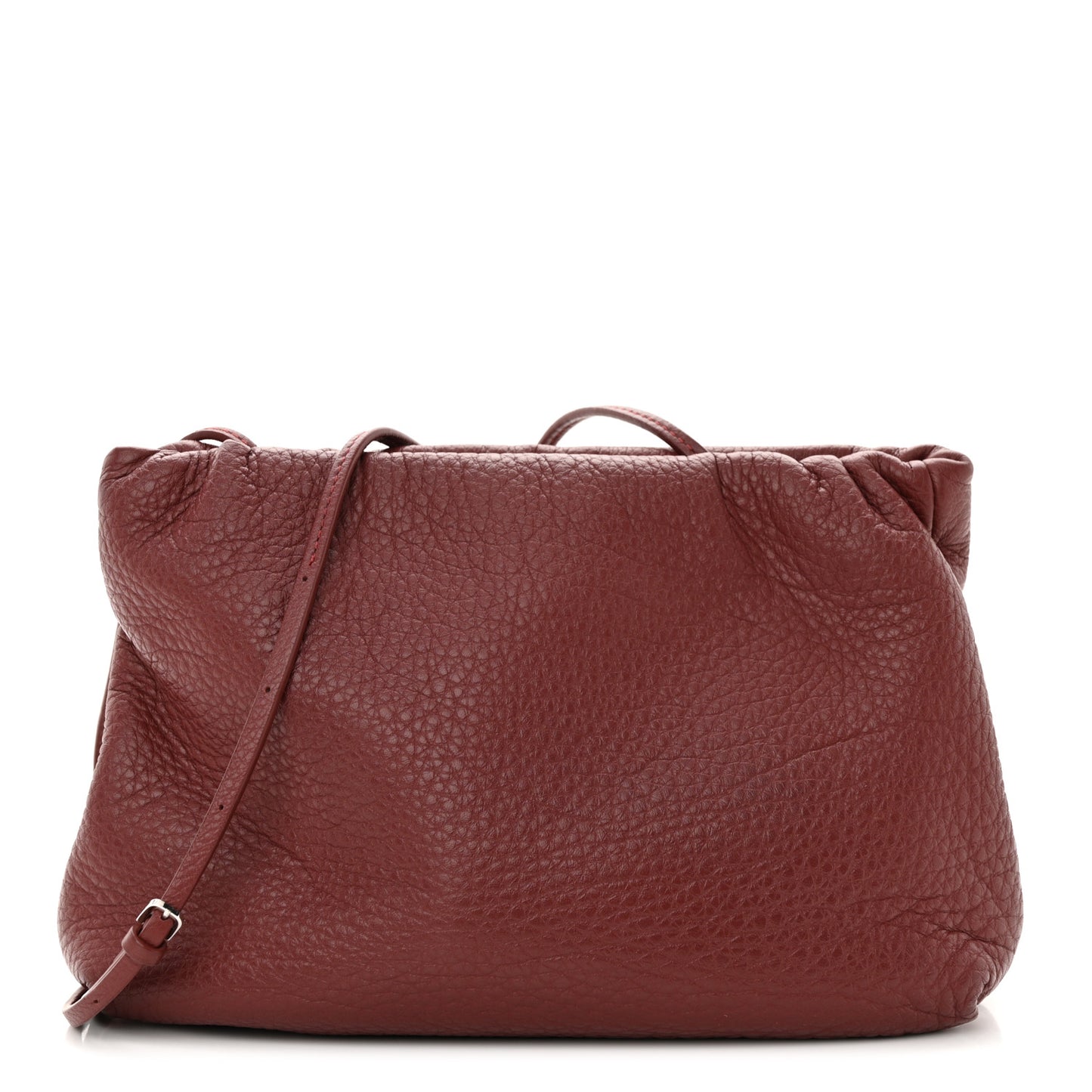 Grained Calfskin Bourse Clutch