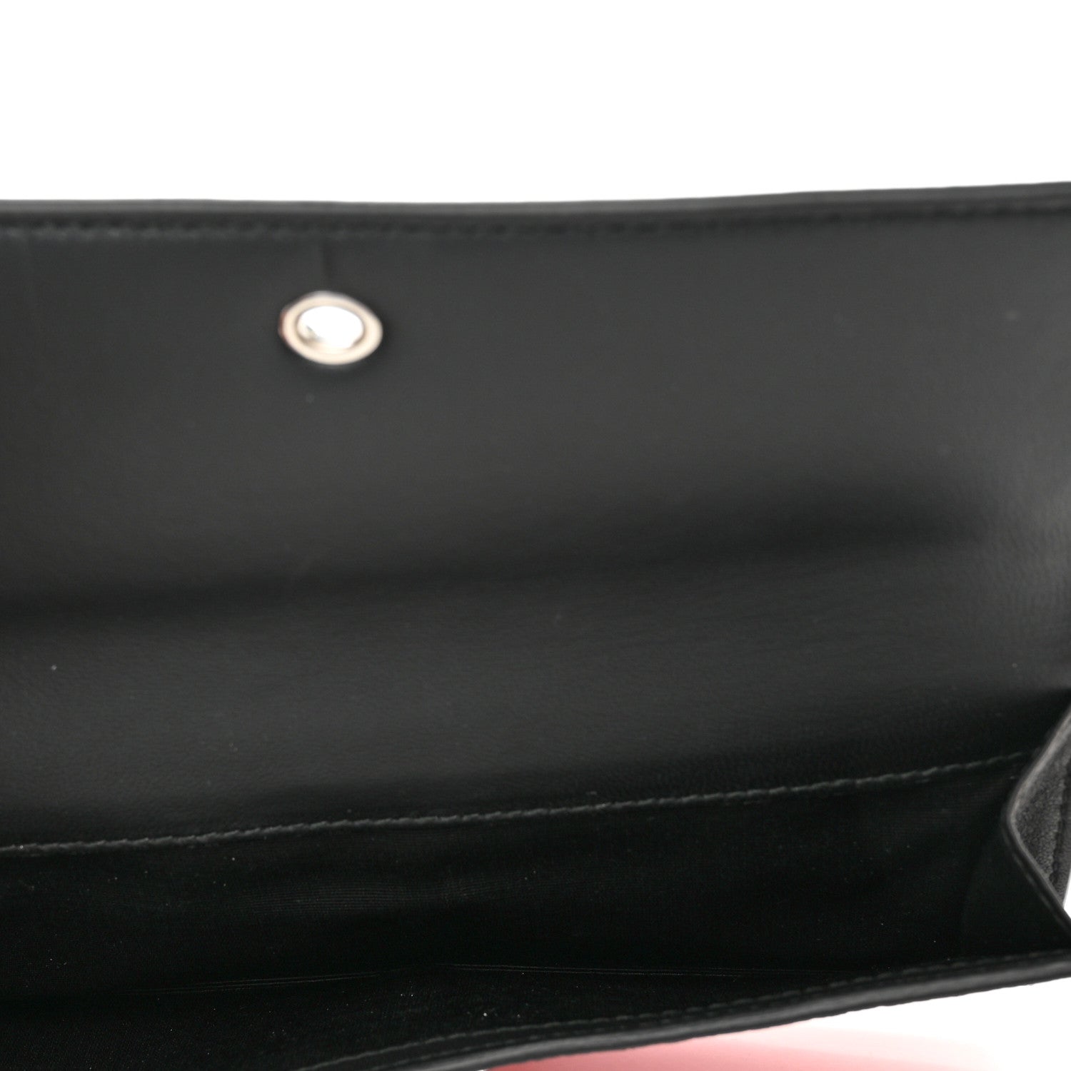 Alexander McQueen Calfskin Skull Continental Wallet Red 5 of 9