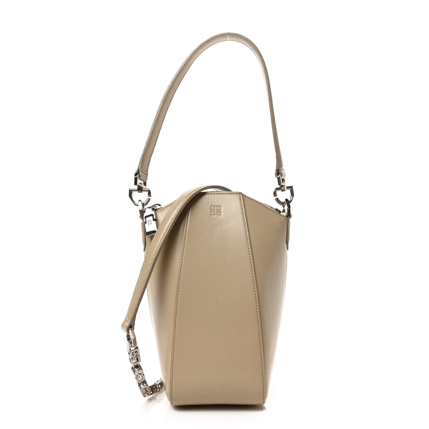 Box Calfskin Mini Vertical Antigona Beige