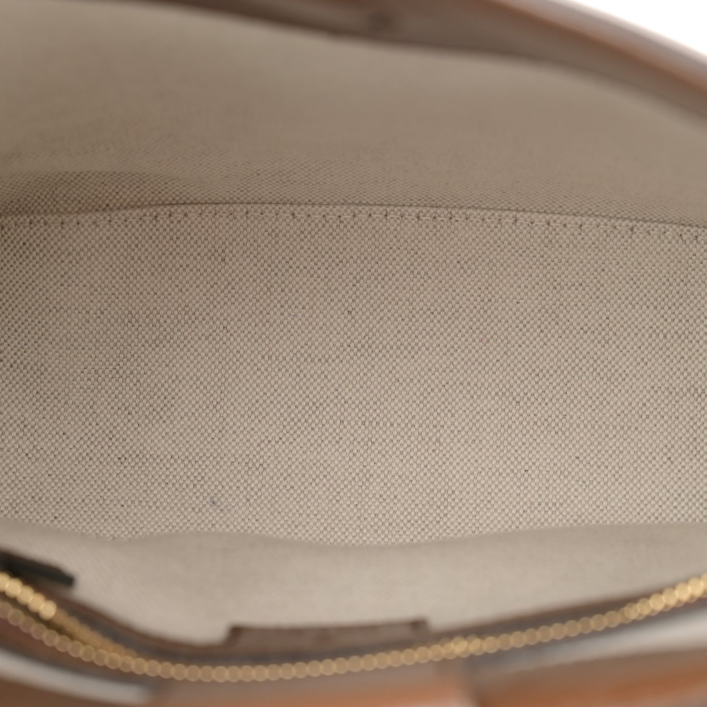GG Supreme Monogram Azalea Calfskin Retro Interlocking G Chain Shoulder Bag Beige Ebony Brown Sugar