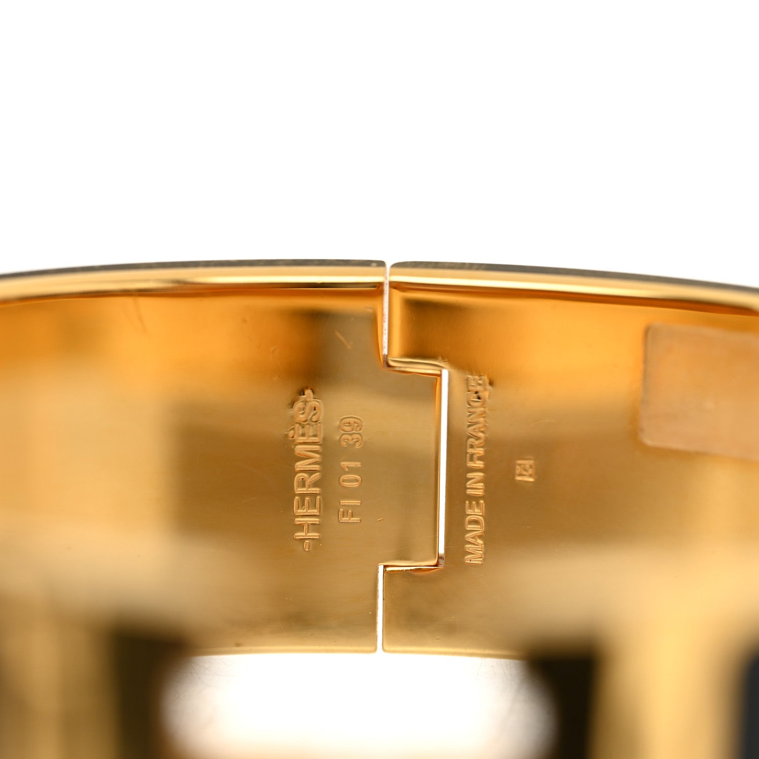 Hermes Enamel Wide Clic Clac H Bracelet PM Black 4 of 5