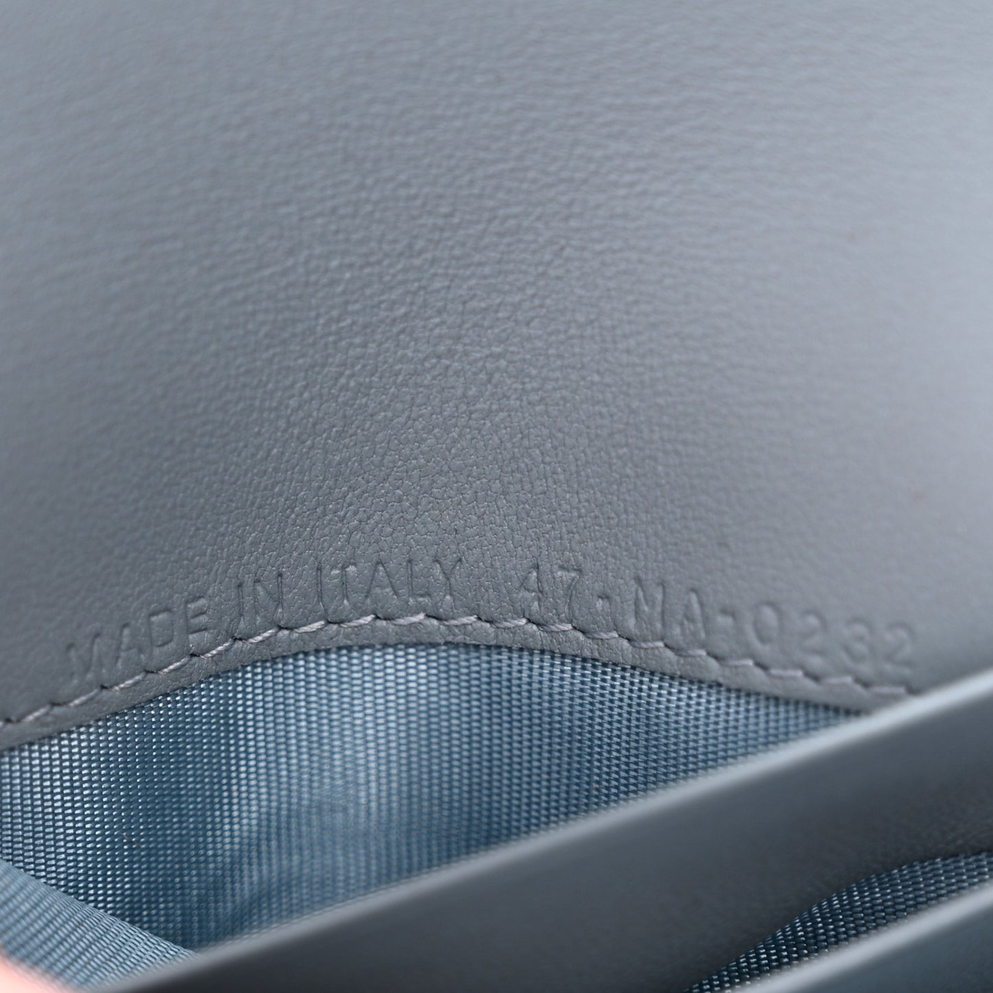 Goatskin Saddle Card Holder Sky Blue