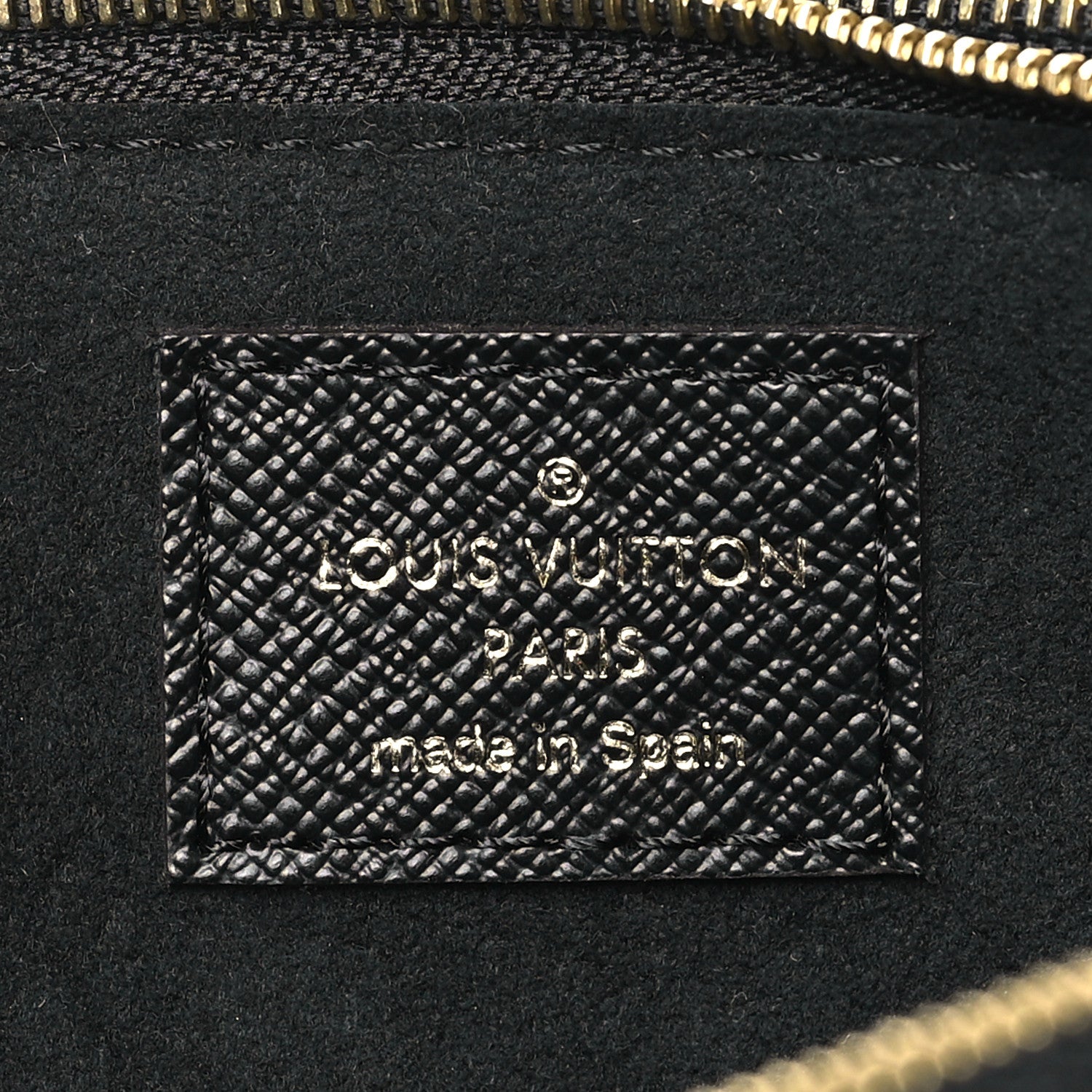 Louis Vuitton Monogram Giant Jungle Pochette Double Zip Black 7 of 9