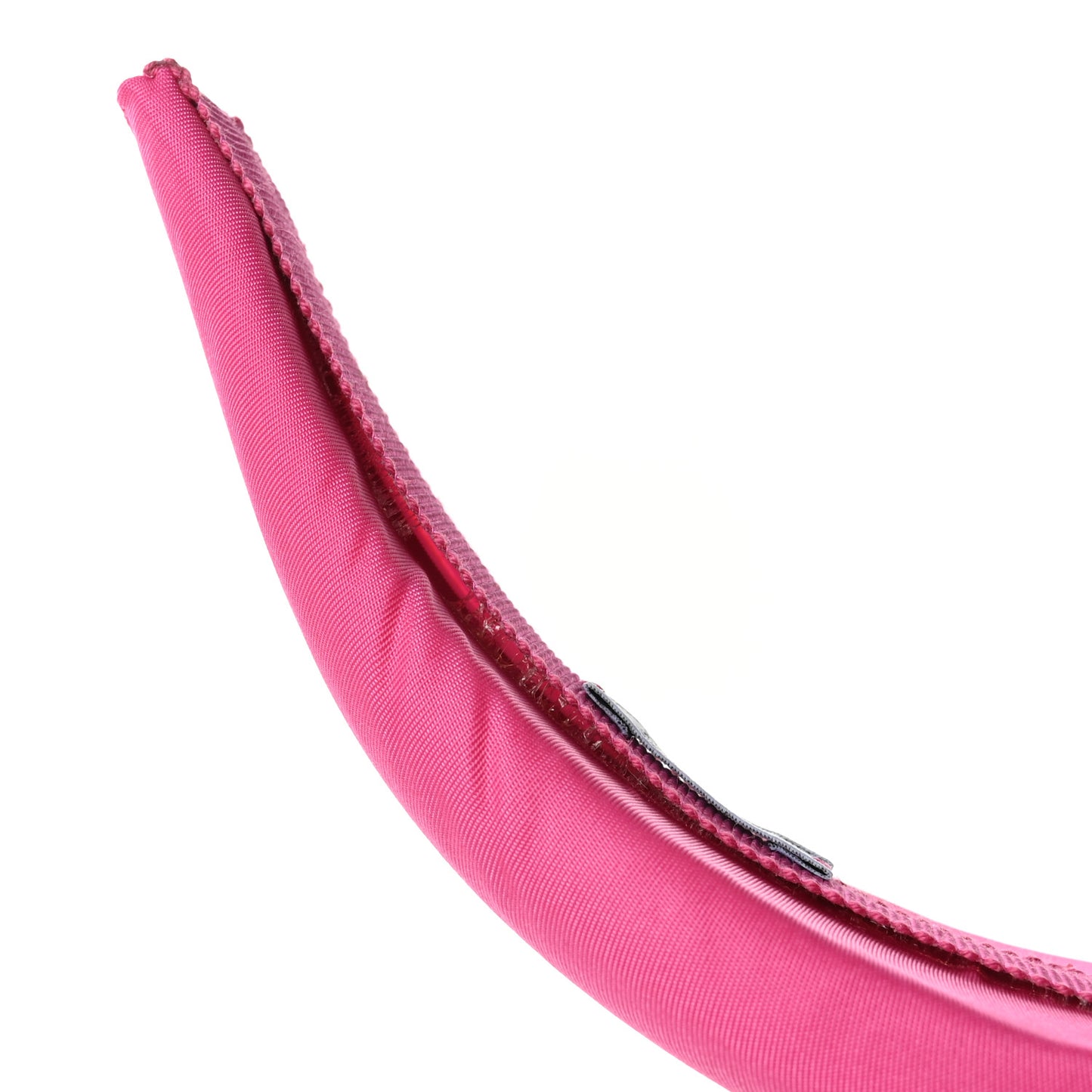 Re-Nylon Metal Triangle Logo Headband Fuxia
