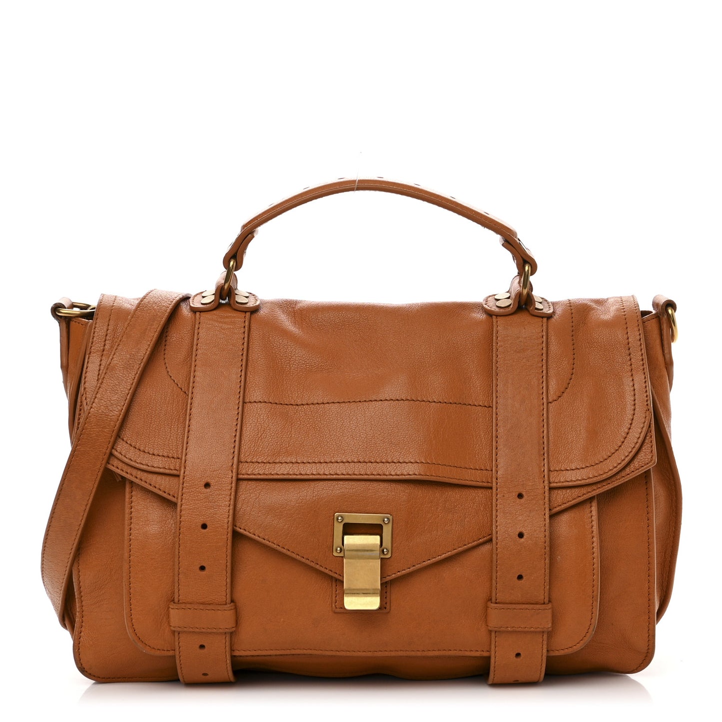 Lambskin Medium PS1 Satchel Dune