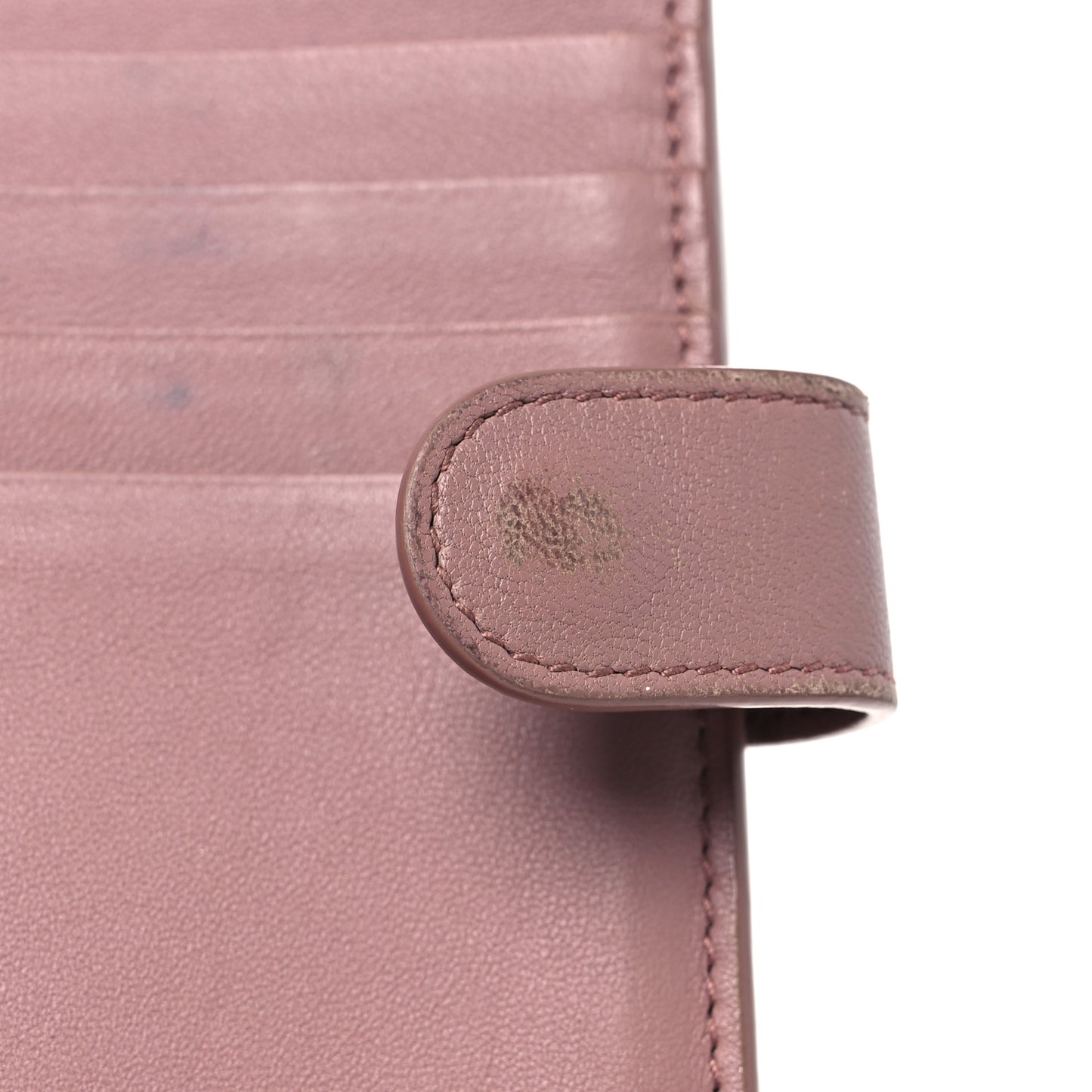Nappa Intrecciato French Flap Wallet Mallow