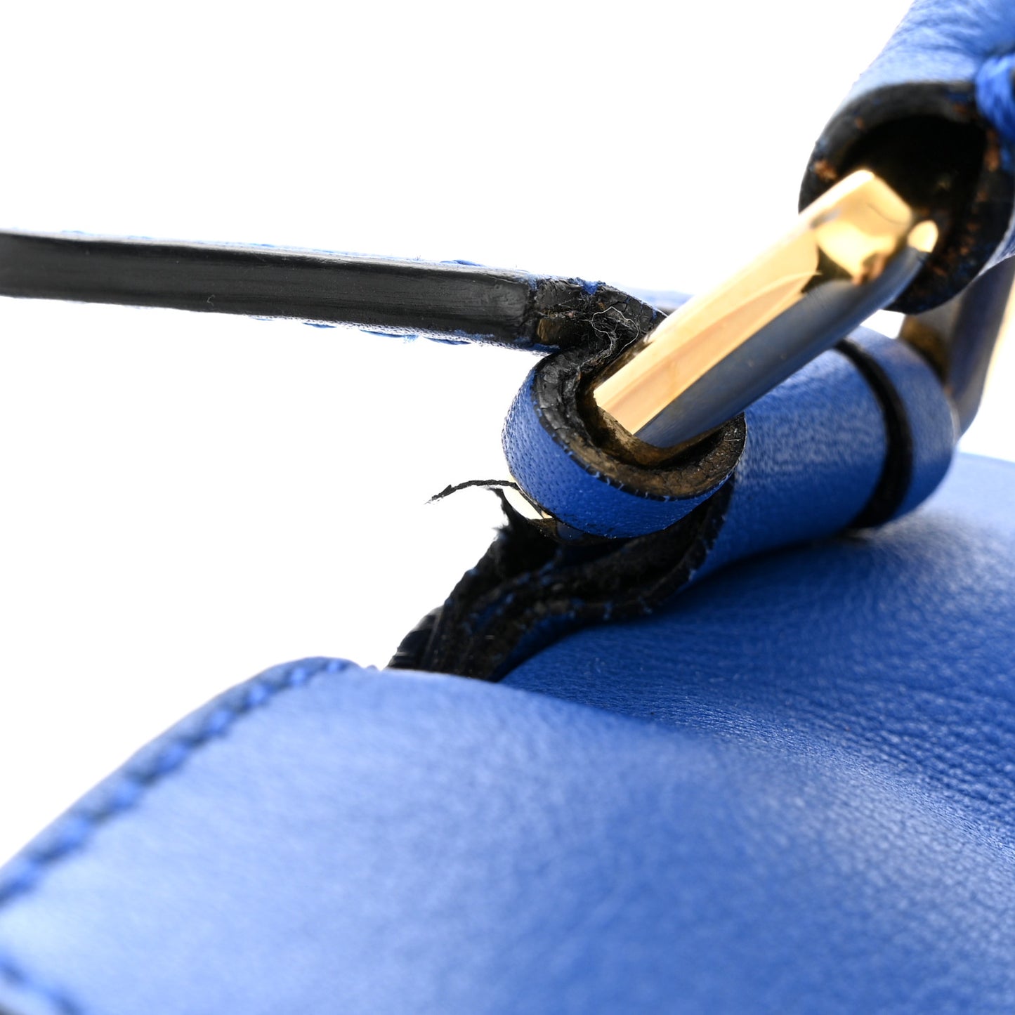 Calfskin Medium Puzzle Bag Marine