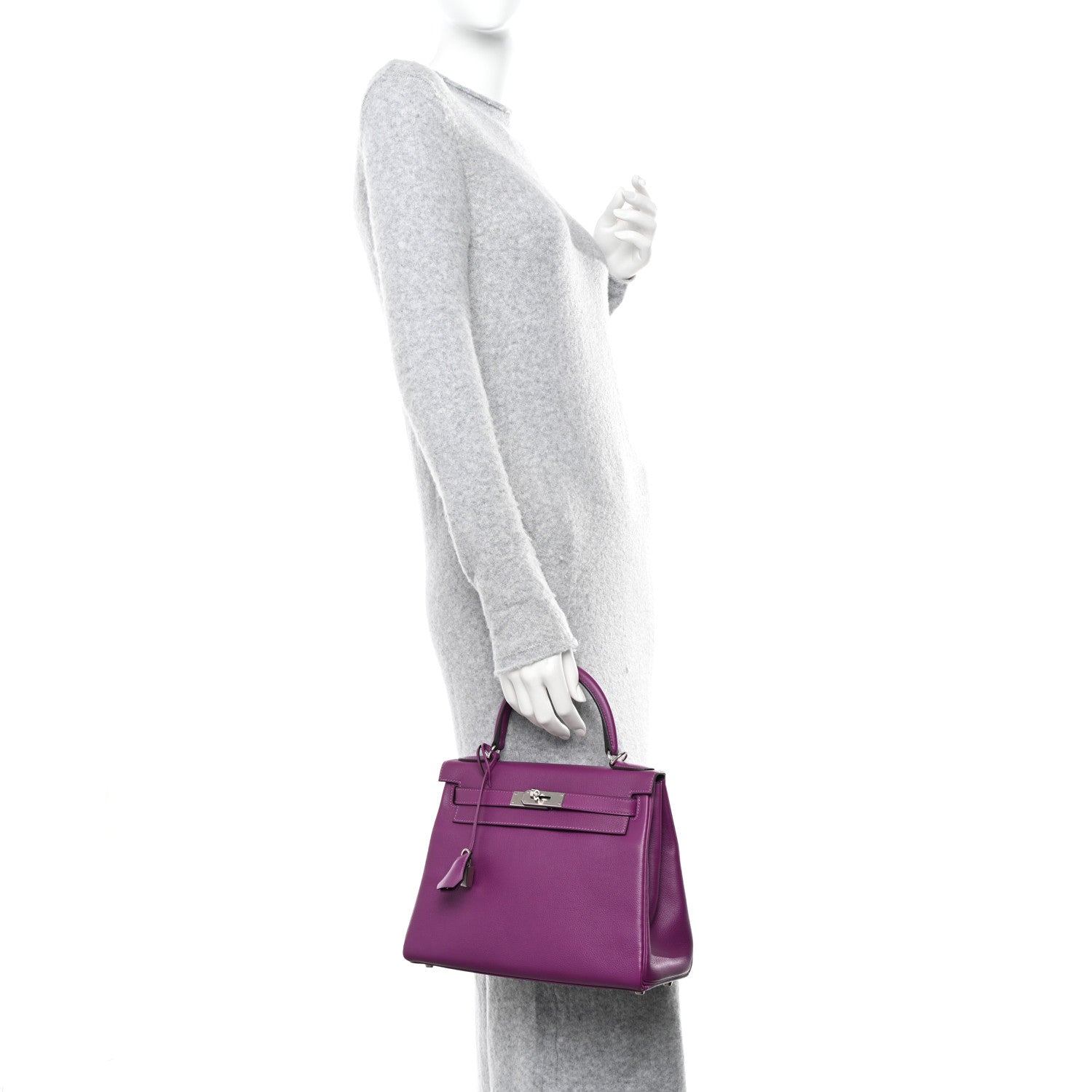 Hermes Evercolor Kelly Retourne 28 Anemone 2 of 10