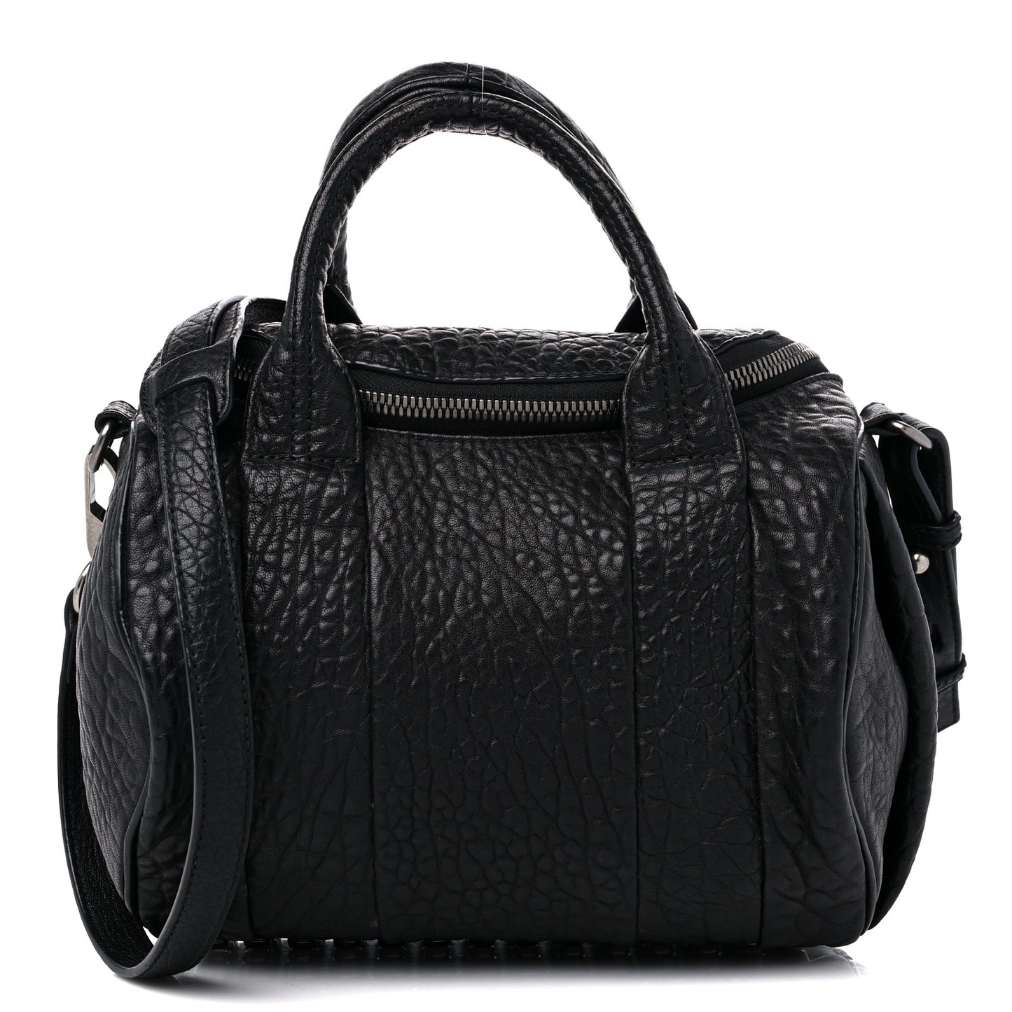 Pebbled Lambskin Mini Rockie Black Rhodium Hardware