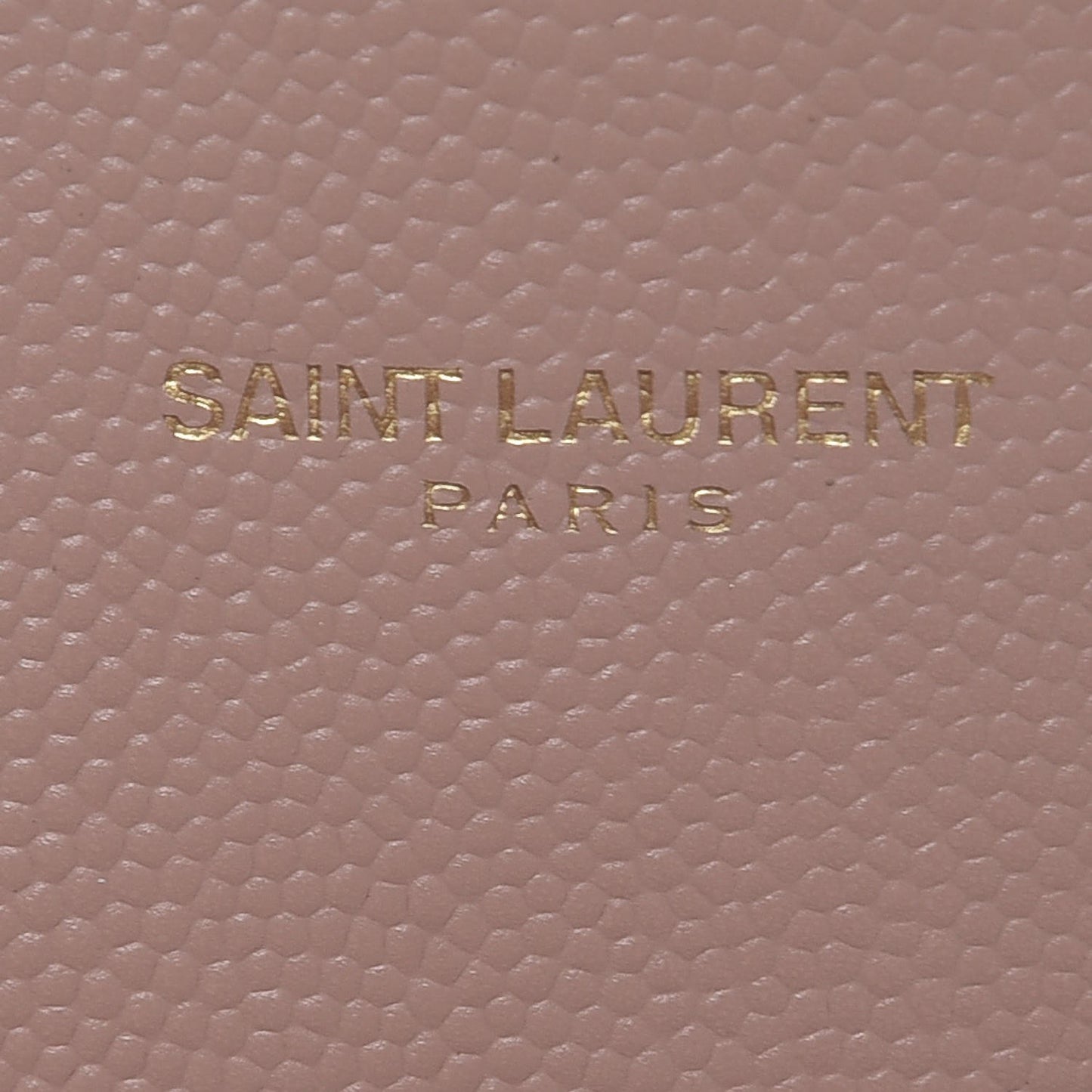 Grain De Poudre Matelasse Chevron Monogram Wallet Pale Pink