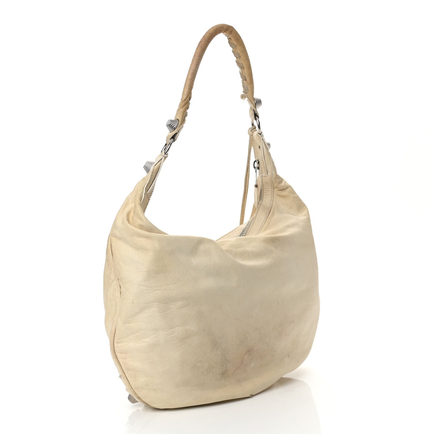 Balenciaga Agneau Giant 21 Silver Hardware Hobo White 3 of 17