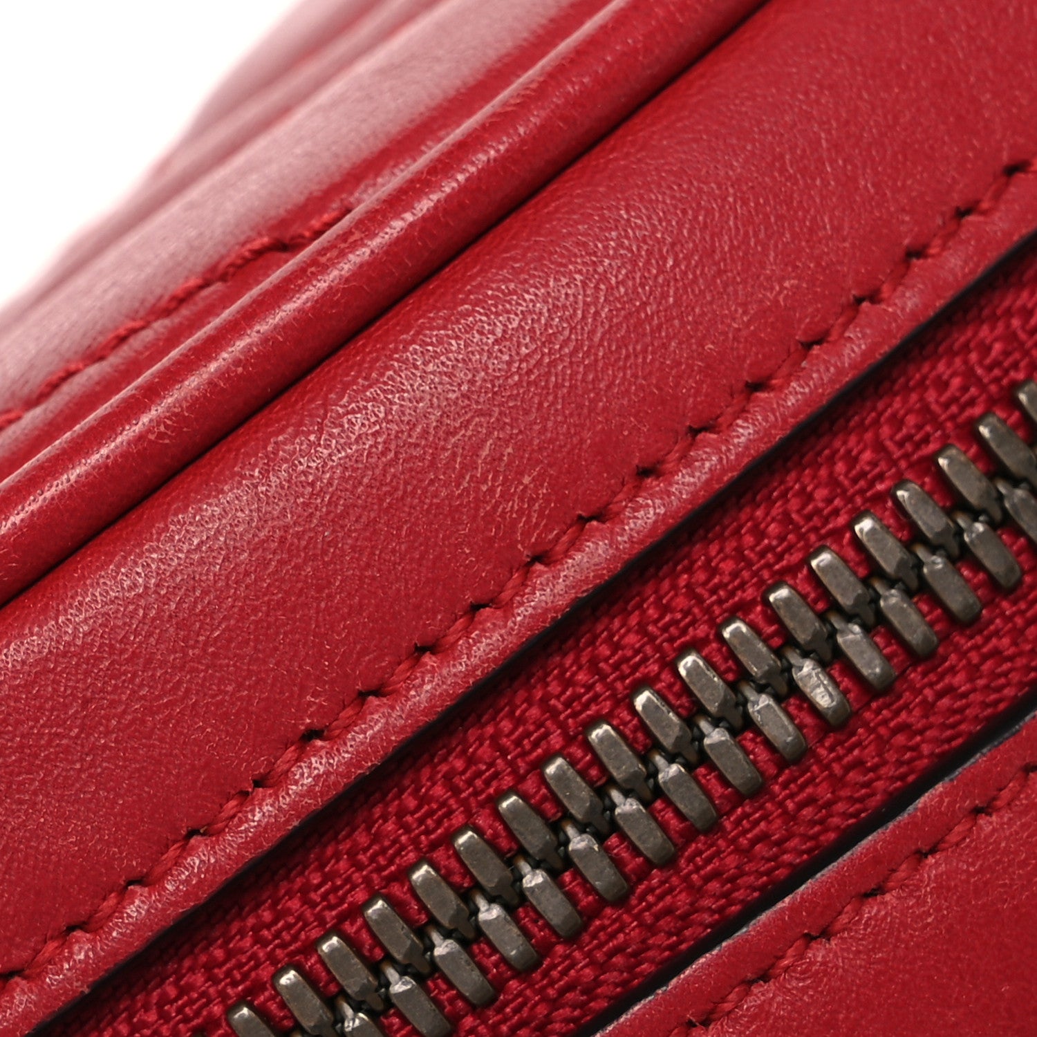Gucci Calfskin Matelasse GG Marmont Belt Bag 75 30 Hibiscus Red 15 of 16