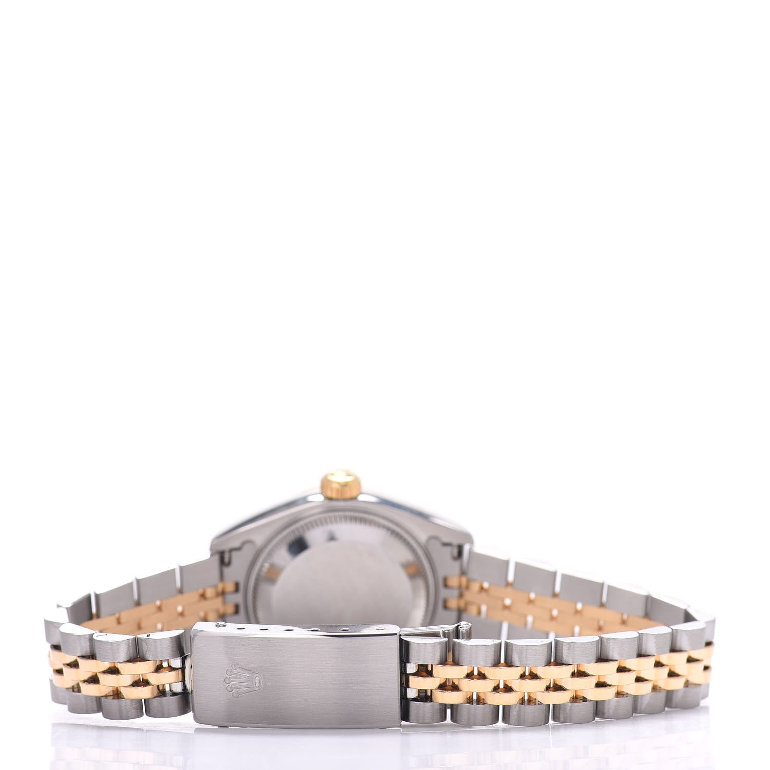 Rolex Stainless Steel 18K Yellow Gold Diamond 26mm Oyster Perpetual Datejust Watch Champagne 79173 3 of 4