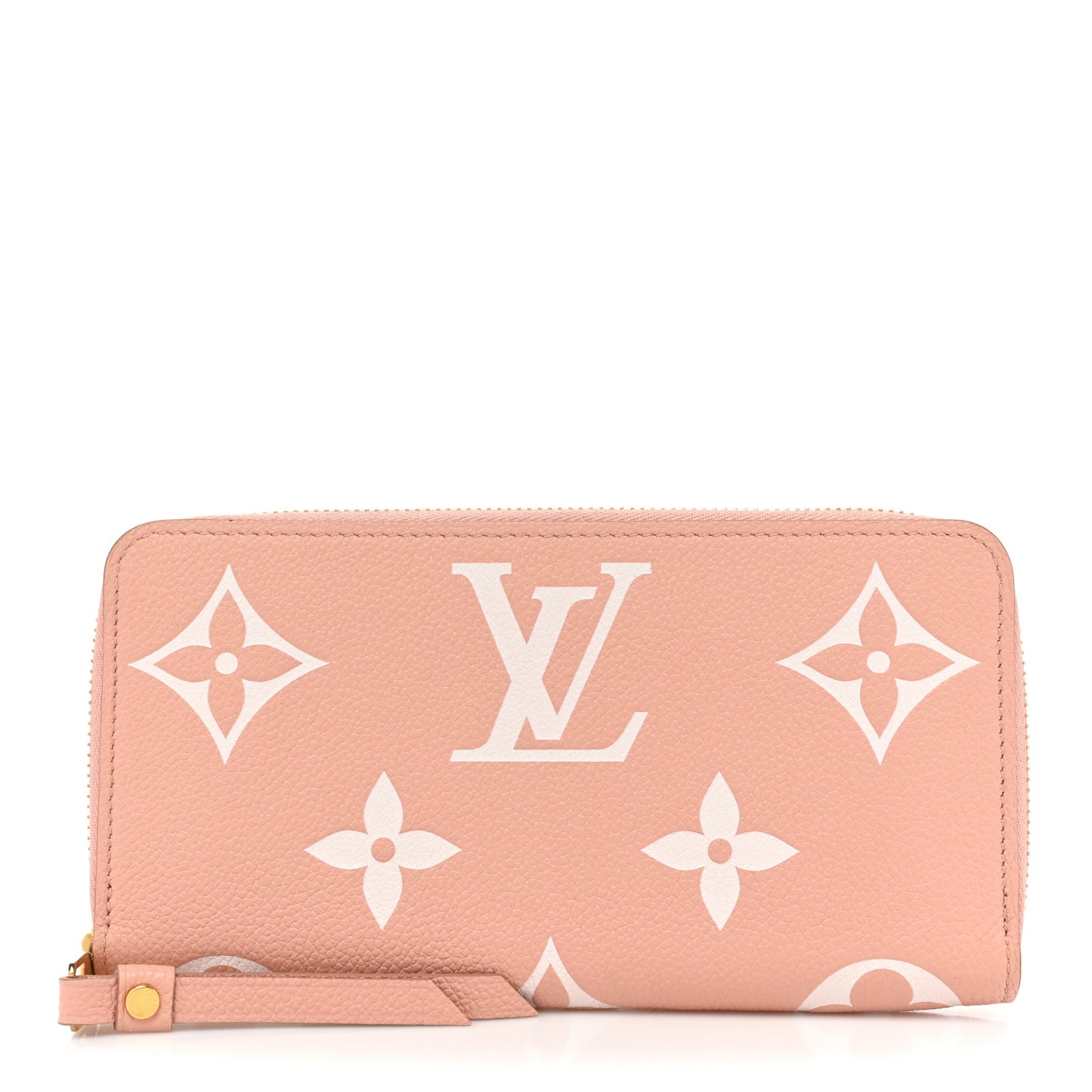 Empreinte Monogram Giant Zippy Wallet Rose Trianon Creme