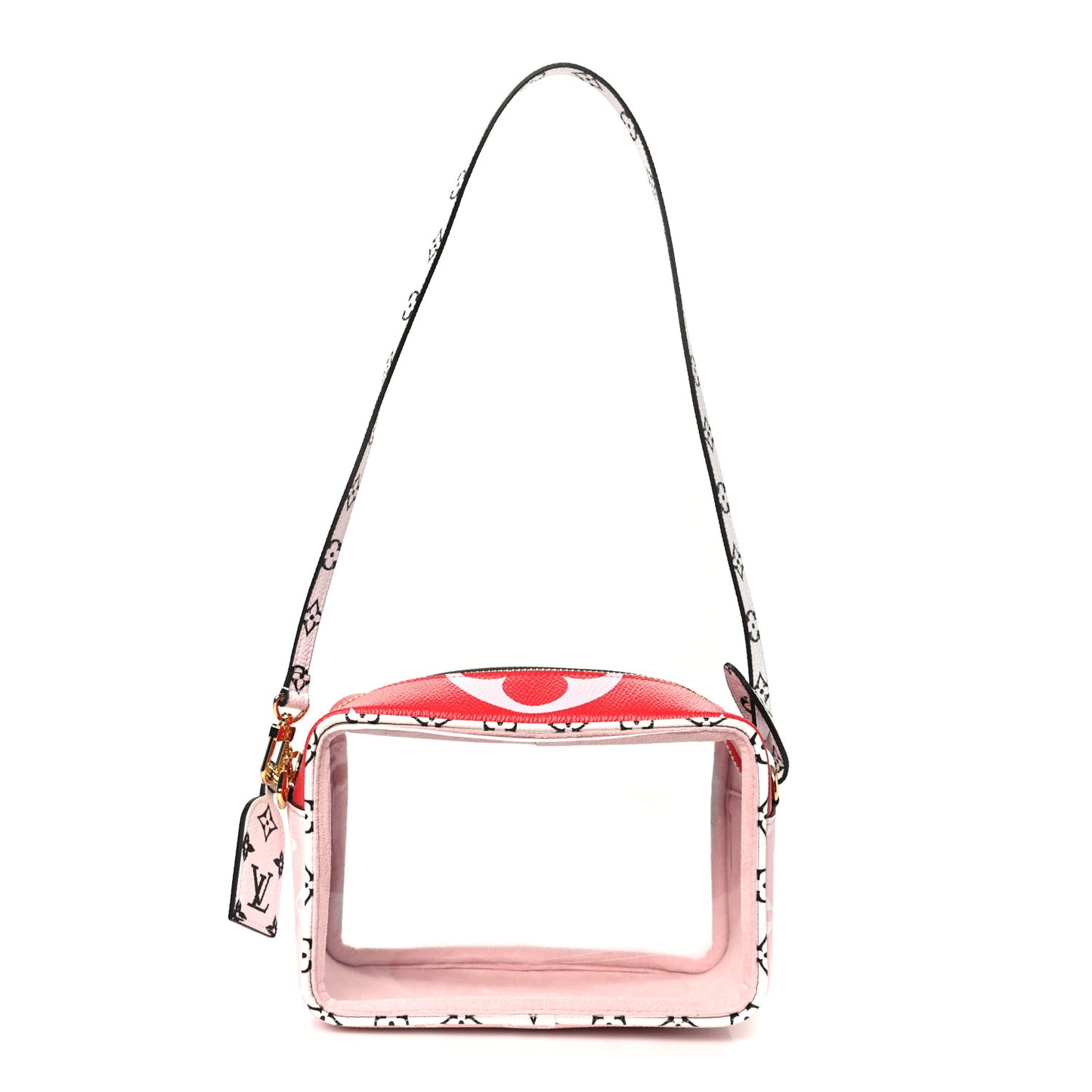 Monogram Giant Beach Pouch Rouge
