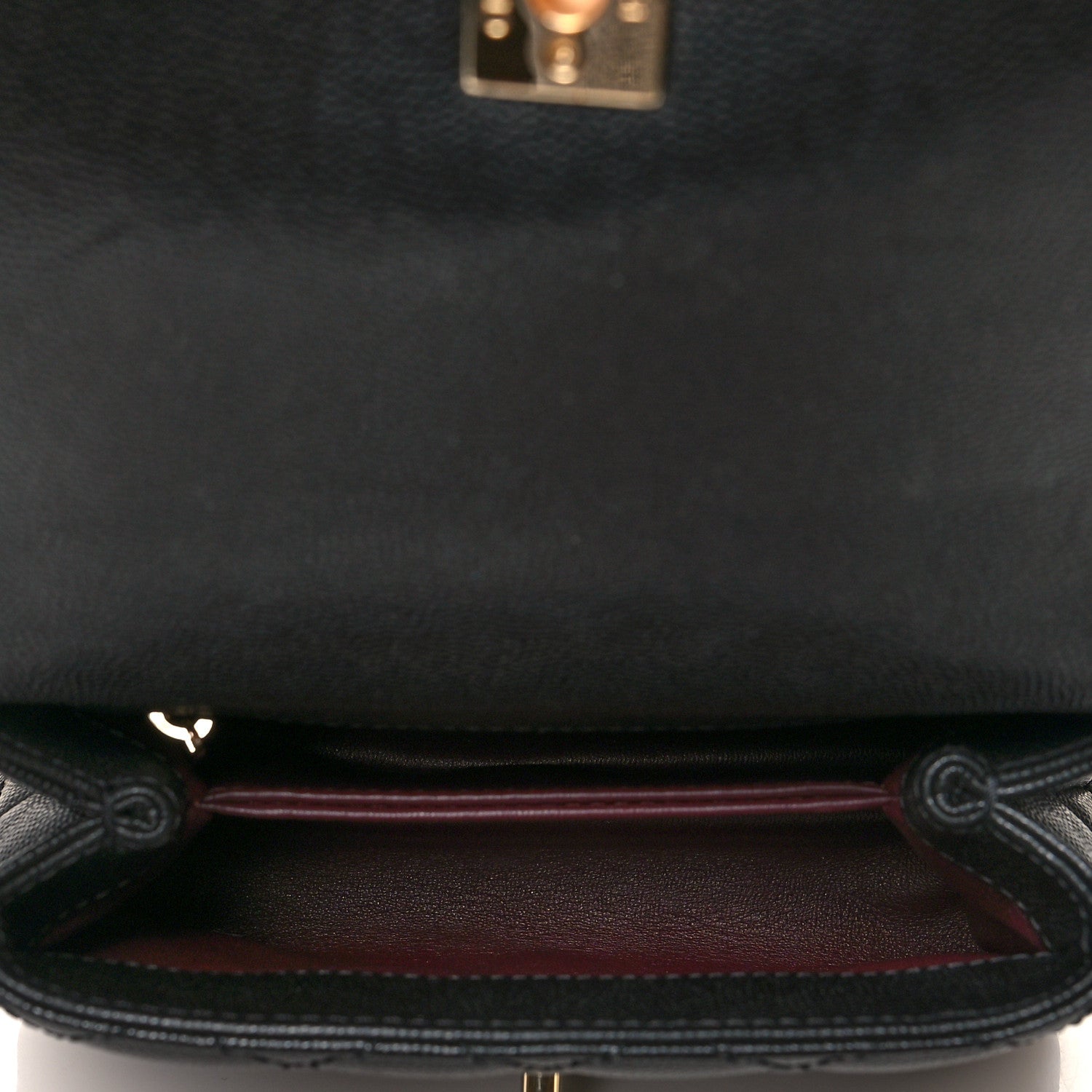 Chanel Caviar Quilted Extra Mini Coco Handle Flap Black 5 of 11