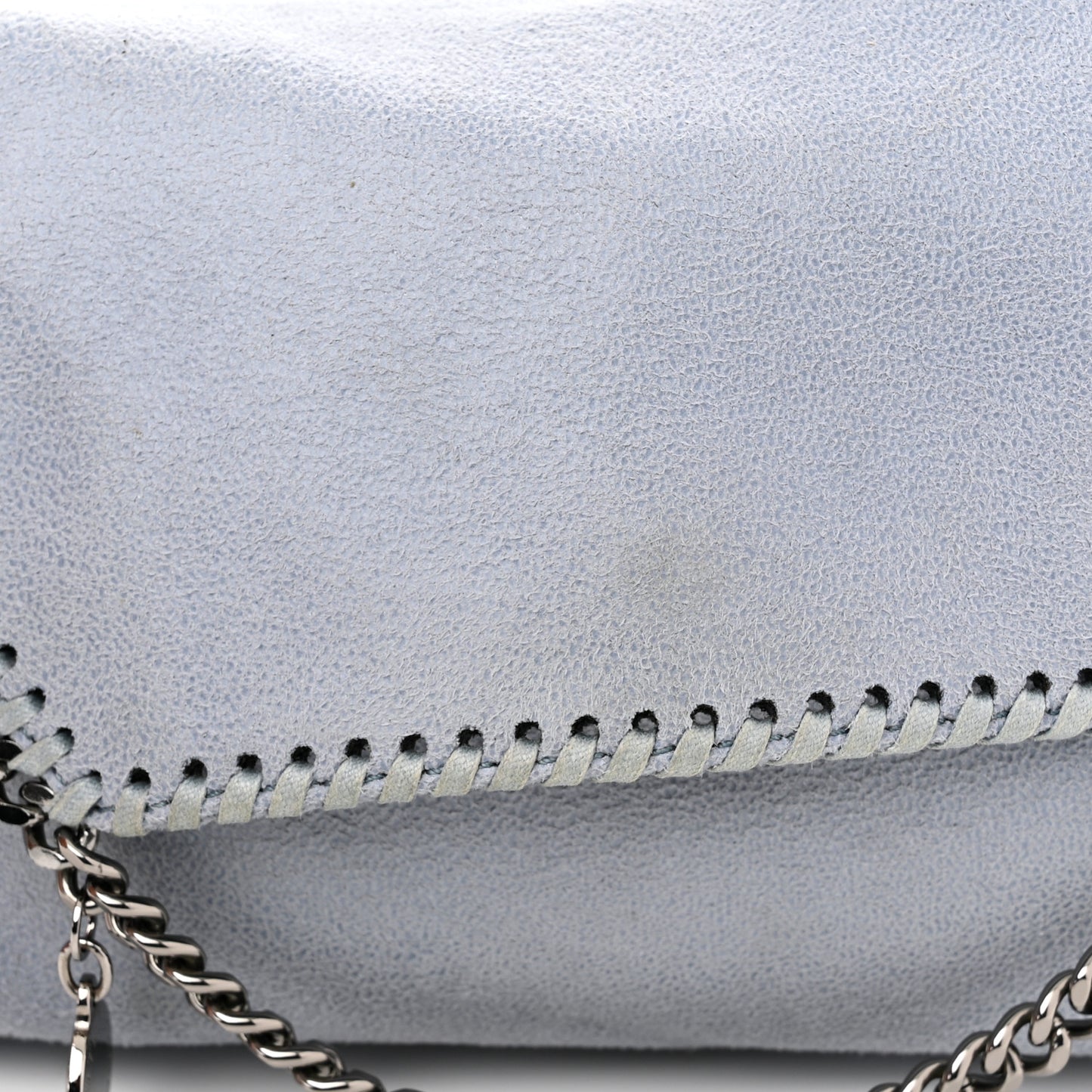 Shaggy Deer Mini Falabella Crossbody Bag Duck Blue