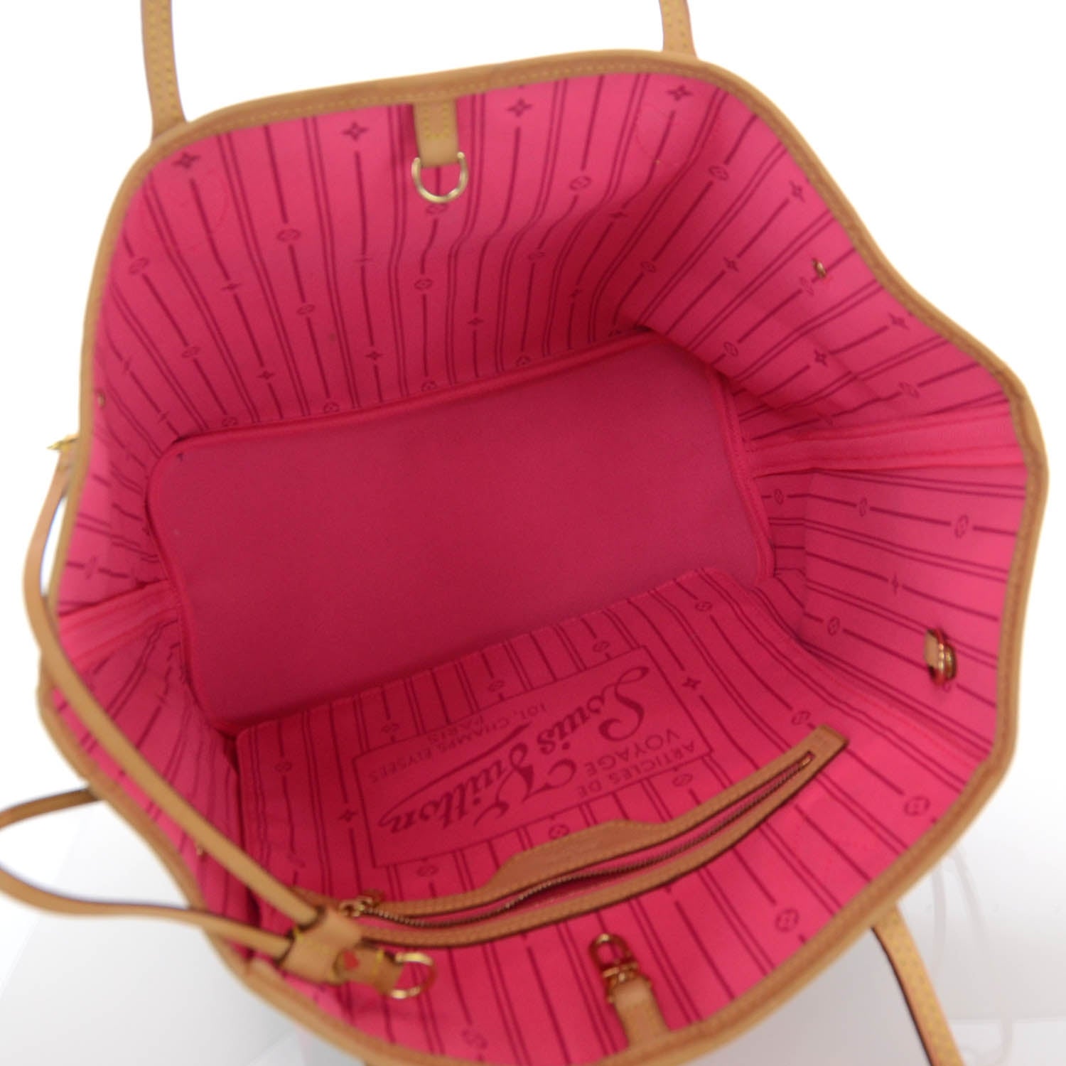 Louis Vuitton Monogram Roses Neverfull MM 8 of 8