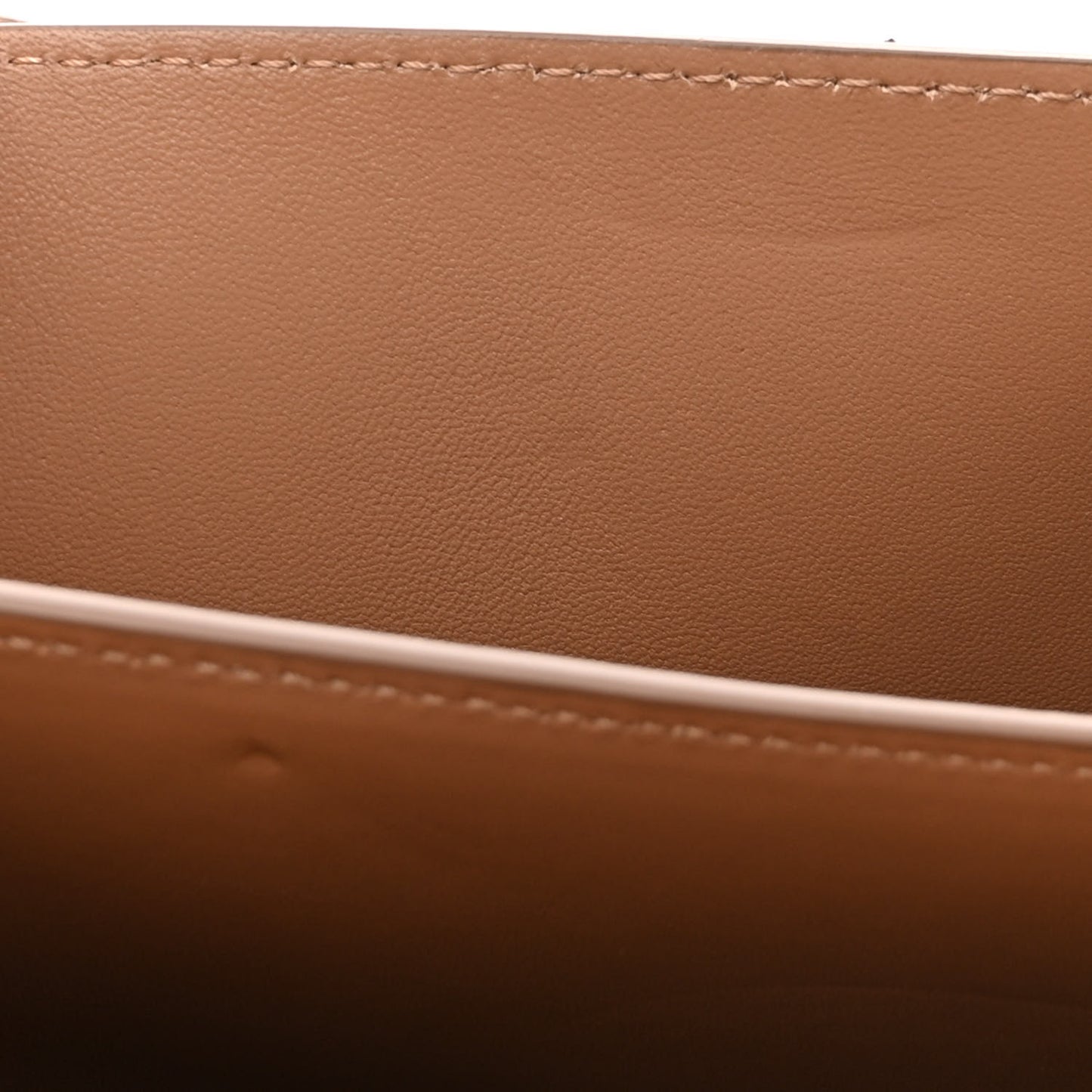 Calfskin Monogram Embossed Medium TB Bag Light Camel