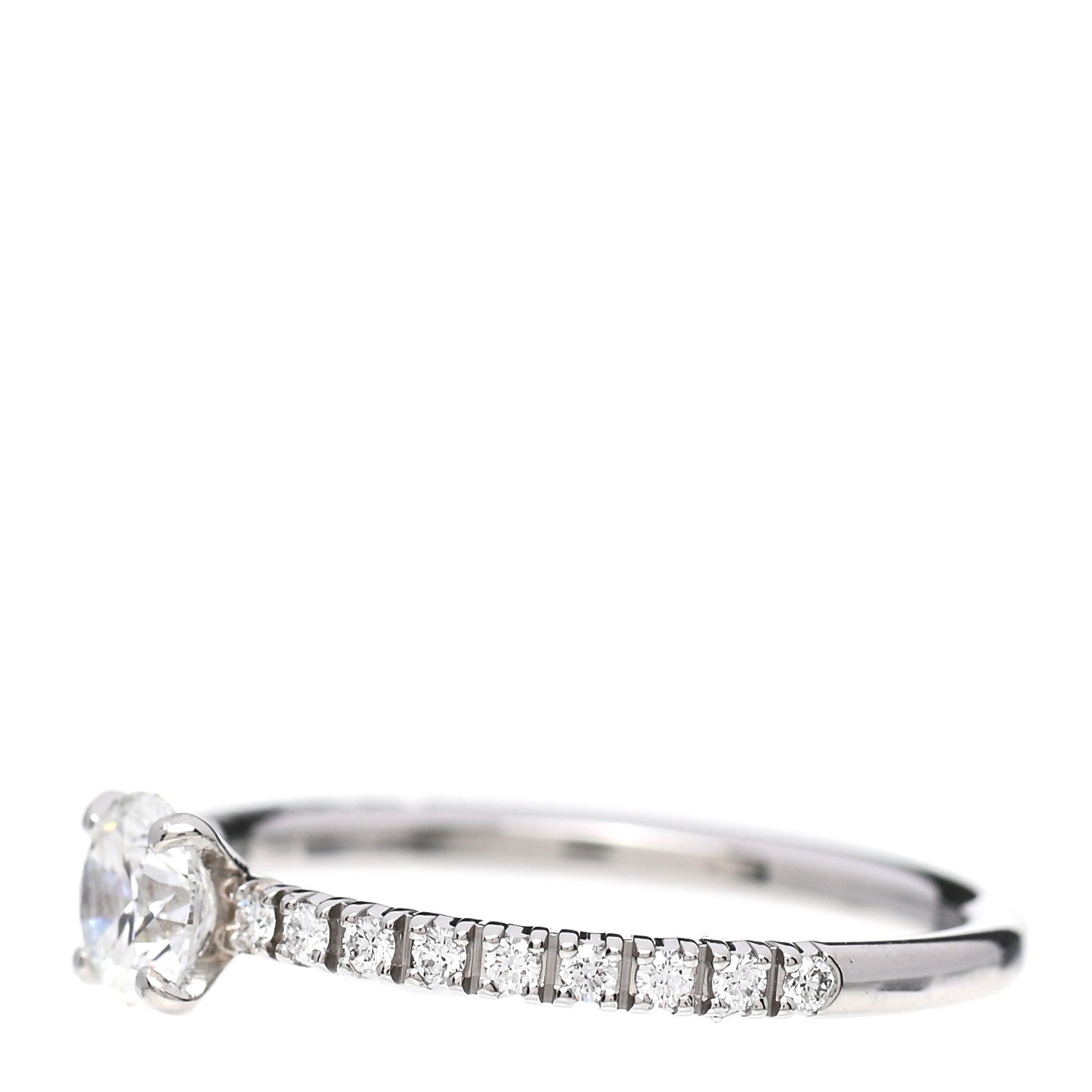 Cartier Platinum Diamond .30ct Etincelle De Cartier Solitaire Engagement Ring 46 3.75 3 of 7