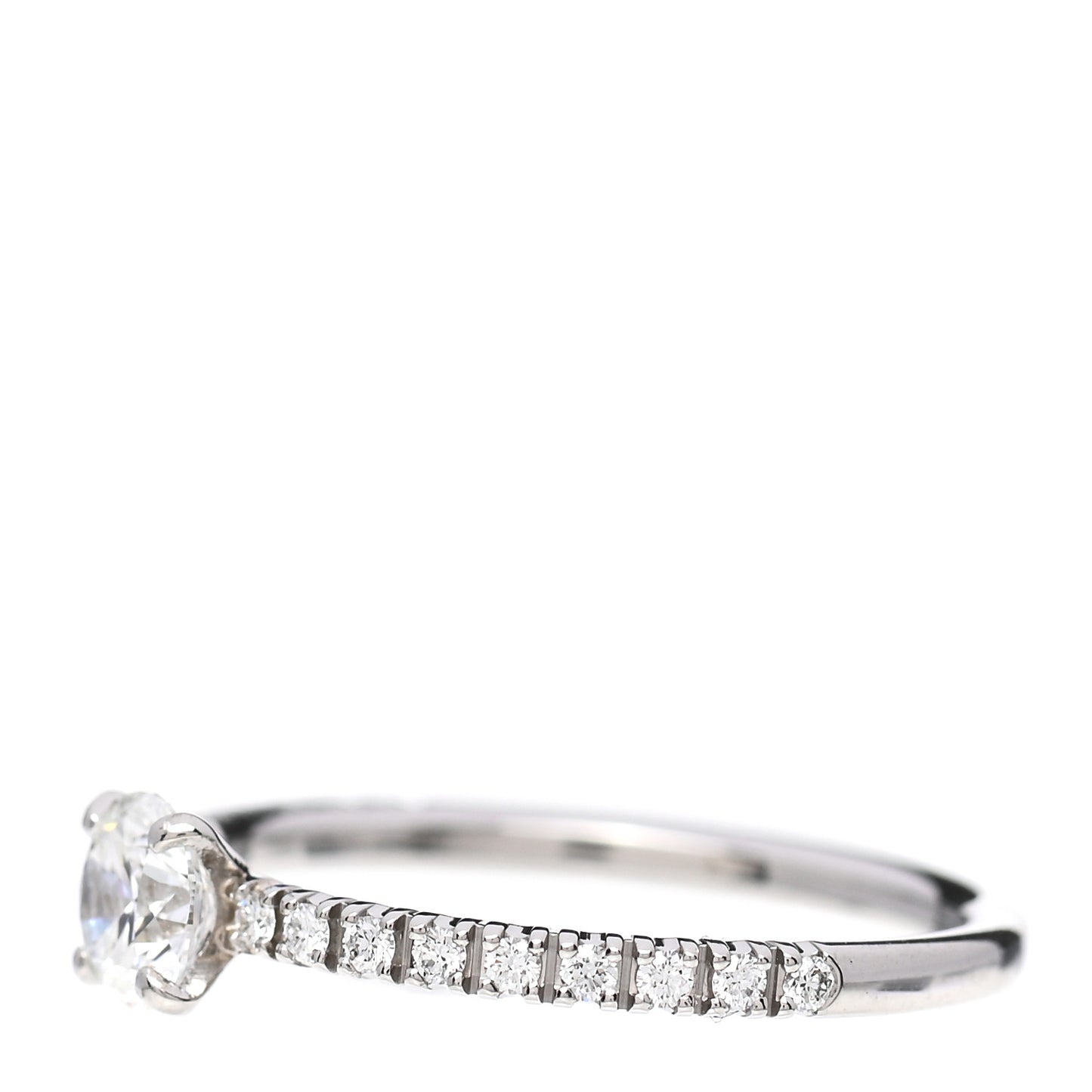 Platinum Diamond .30ct Etincelle De Cartier Solitaire Engagement Ring 46 3.75